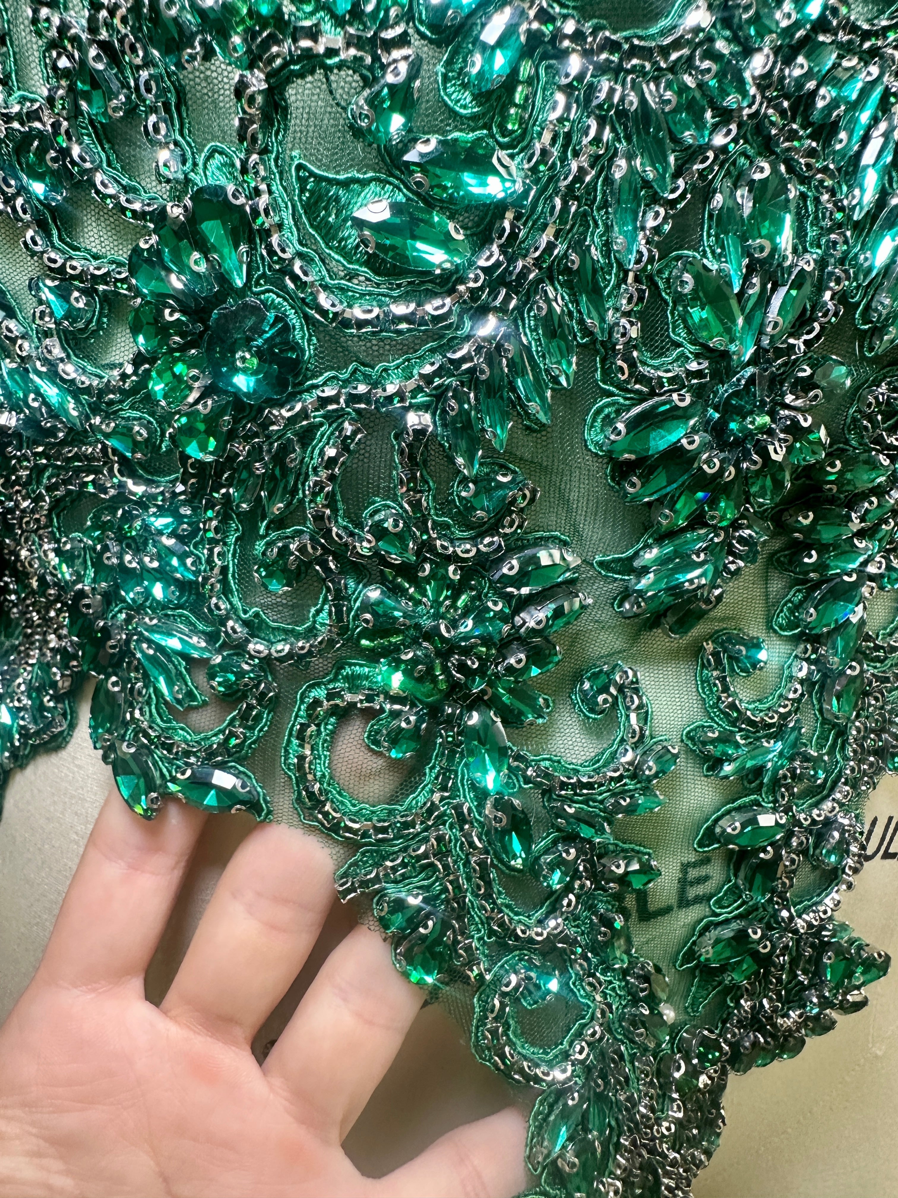 alex green Rhinestone Bodice Applique, sparkle crystal bodice, silver rhinestone applique, rhinestone bodice for woman, rhinestone bodice ,rhinestone beads, rhinestone applique, rhinestone applications, rhinestone, luxurious dress, flawless dress fabric, embellishment for dress, diy dress, decoration for dress, crystal applique for dresses, crafts for dress, bridal dress rhinestone, beaded mesh sequin bodice, beaded mesh fabric for dress, beaded bodice for dress, applique for gown, applique for dress