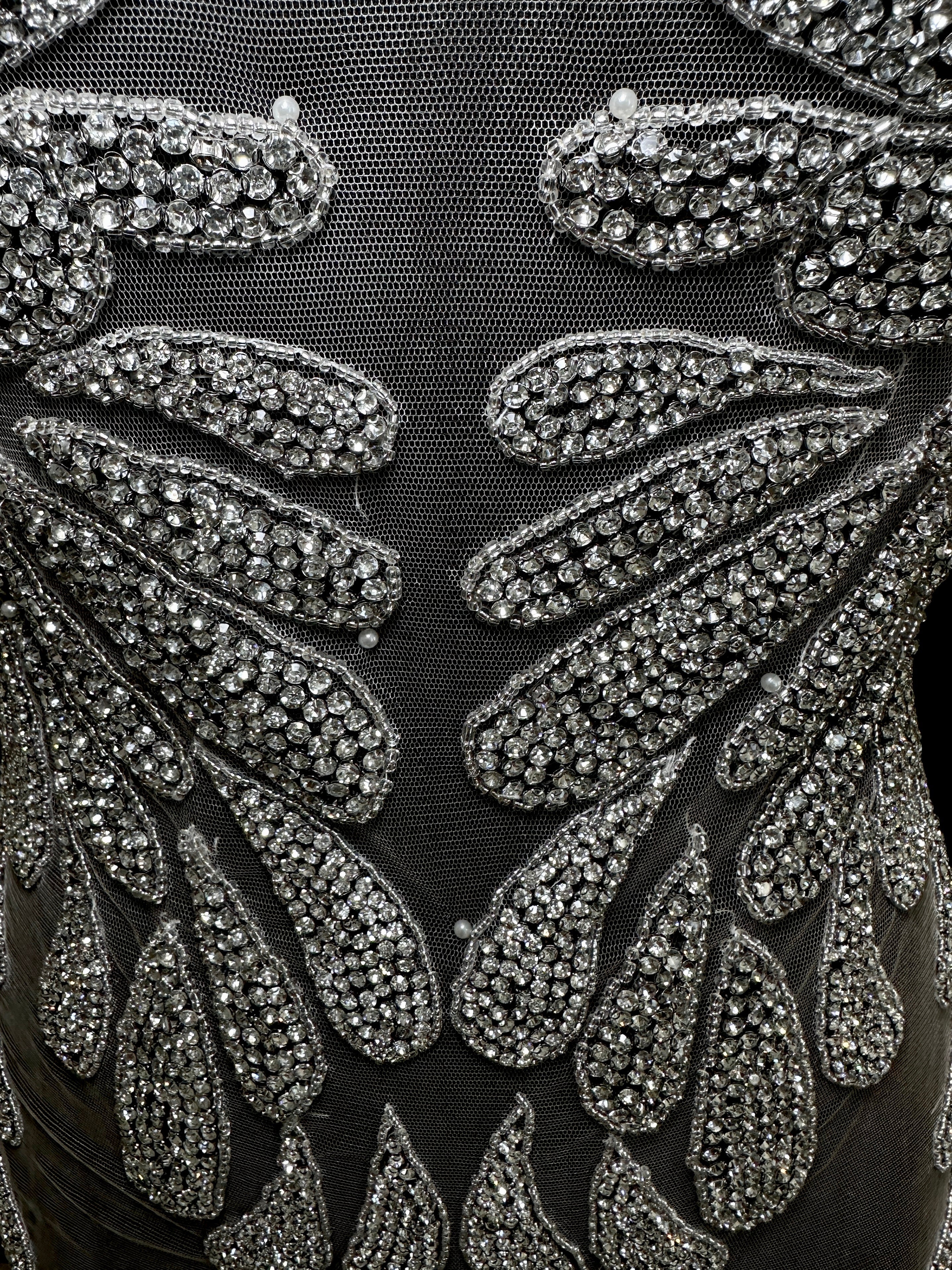 Lily Front/Back Rhinestone Bodice Applique, sparkle crystal bodice, silver rhinestone applique, rhinestone bodice for woman, rhinestone bodice ,rhinestone beads, rhinestone applique, rhinestone applications, rhinestone, luxurious dress, flawless dress fabric, embellishment for dress, diy dress, decoration for dress, crystal applique for dresses, crafts for dress, bridal dress rhinestone, beaded mesh sequin bodice, beaded mesh fabric for dress, beaded bodice for dress, applique for gown, applique for dress