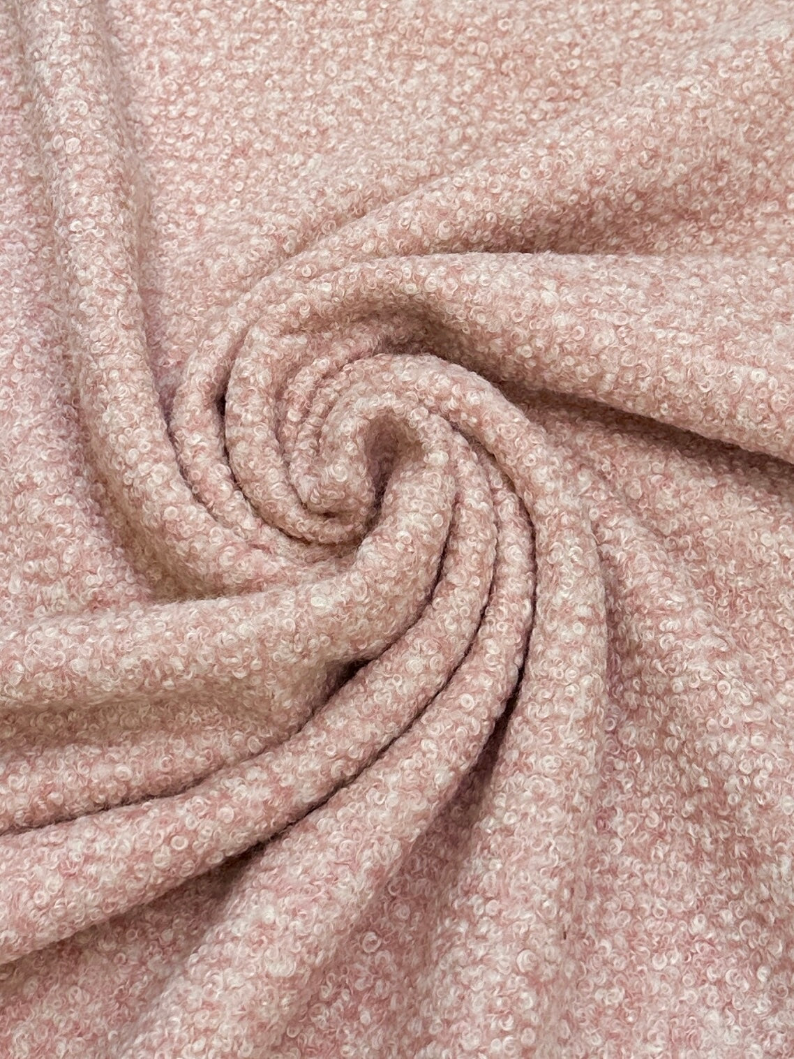 blush pink Lamb Premium Faux Wool, pink Faux Wool, light pink Faux Wool, Faux Wool for jacket, premium Faux Wool, Faux Wool for winter, winter collection, Faux Wool on sale, Faux Wool in low price