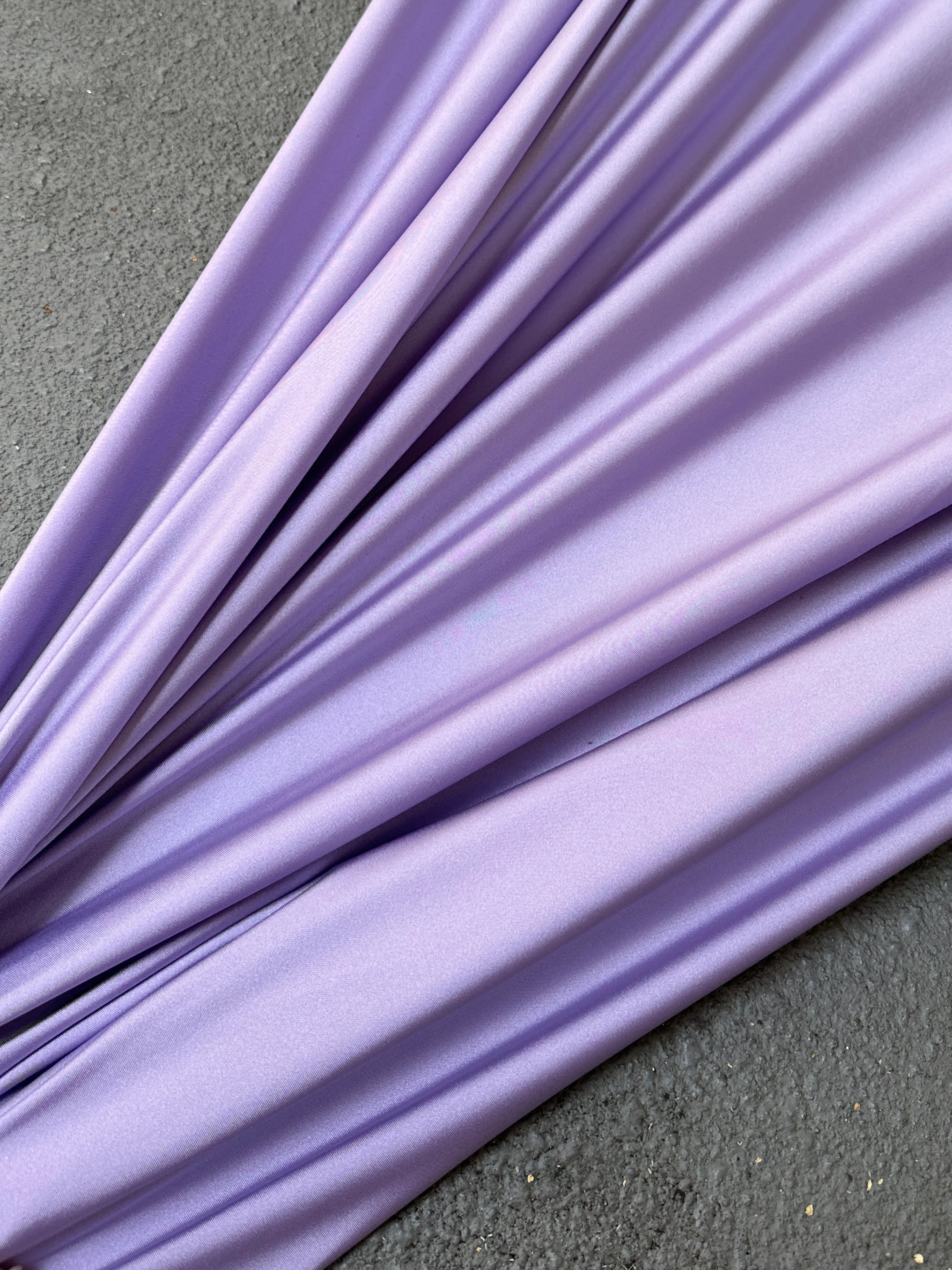 lilac Nylon Spandex, light purple nylon spandex, 4 Way Stretch nylon spandex, Tan Spandex for Dress, shiny nylon spandex for woman, shiny nylon for bride, spandex for swim wear, premium spandex, spandex on sale, low price spandex