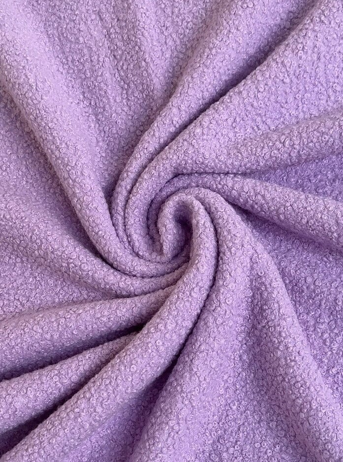 lavender Lamb Premium Faux Wool, light purple Faux Wool, purple Faux Wool, Faux Wool for jacket, premium Faux Wool, Faux Wool for winter, winter collection, Faux Wool on sale, Faux Wool in low price