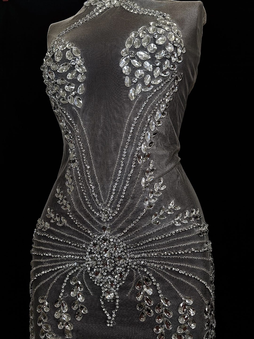 Shop Chelsea Rhinestones Applique Bodice – KikiTextiles