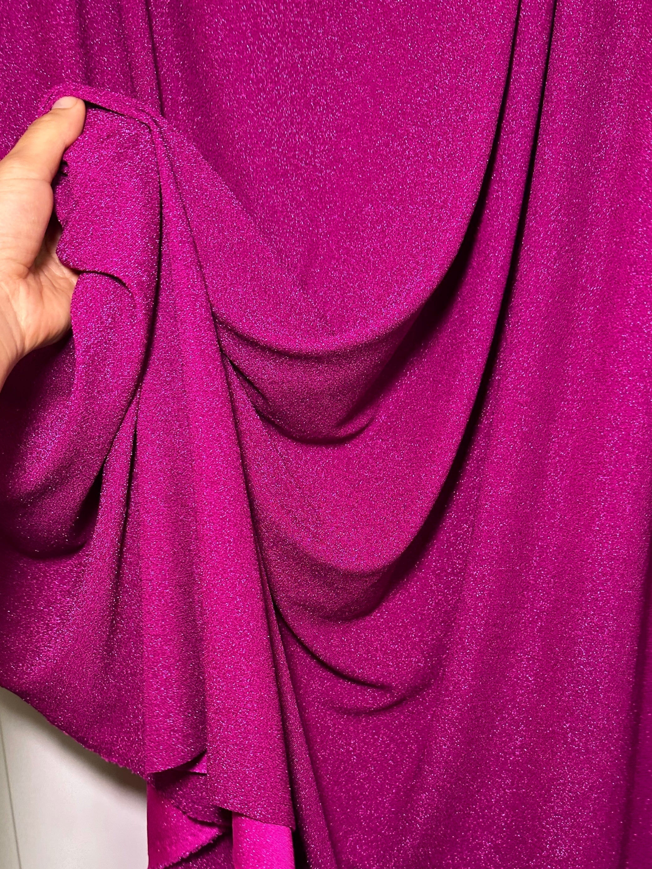 magenta spandex lurex knit, purple Lurex Knit, dark purple Lurex Knit, Lurex Knit for woman, Lurex Knit for bride, Lurex Knit in low price, Lurex Knit on discount, premium quality Lurex Knit