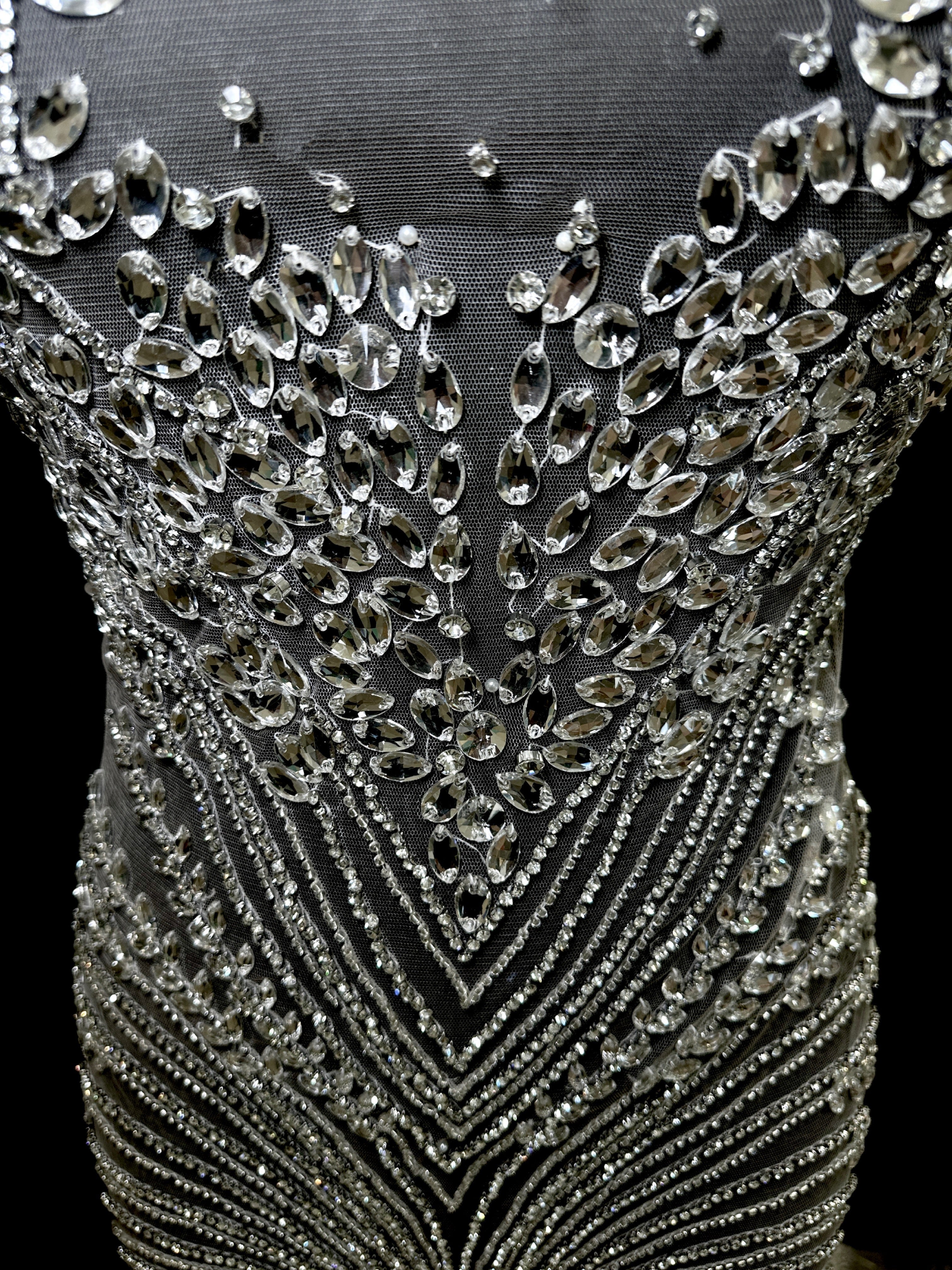 Valencia Rhinestone Bodice Applique, sparkle crystal bodice, silver rhinestone applique, rhinestone bodice for woman, rhinestone bodice ,rhinestone beads, rhinestone applique, rhinestone applications, rhinestone, luxurious dress, flawless dress fabric, embellishment for dress, diy dress, decoration for dress, crystal applique for dresses, crafts for dress, bridal dress rhinestone, beaded mesh sequin bodice, beaded mesh fabric for dress, beaded bodice for dress, applique for gown, applique for dress