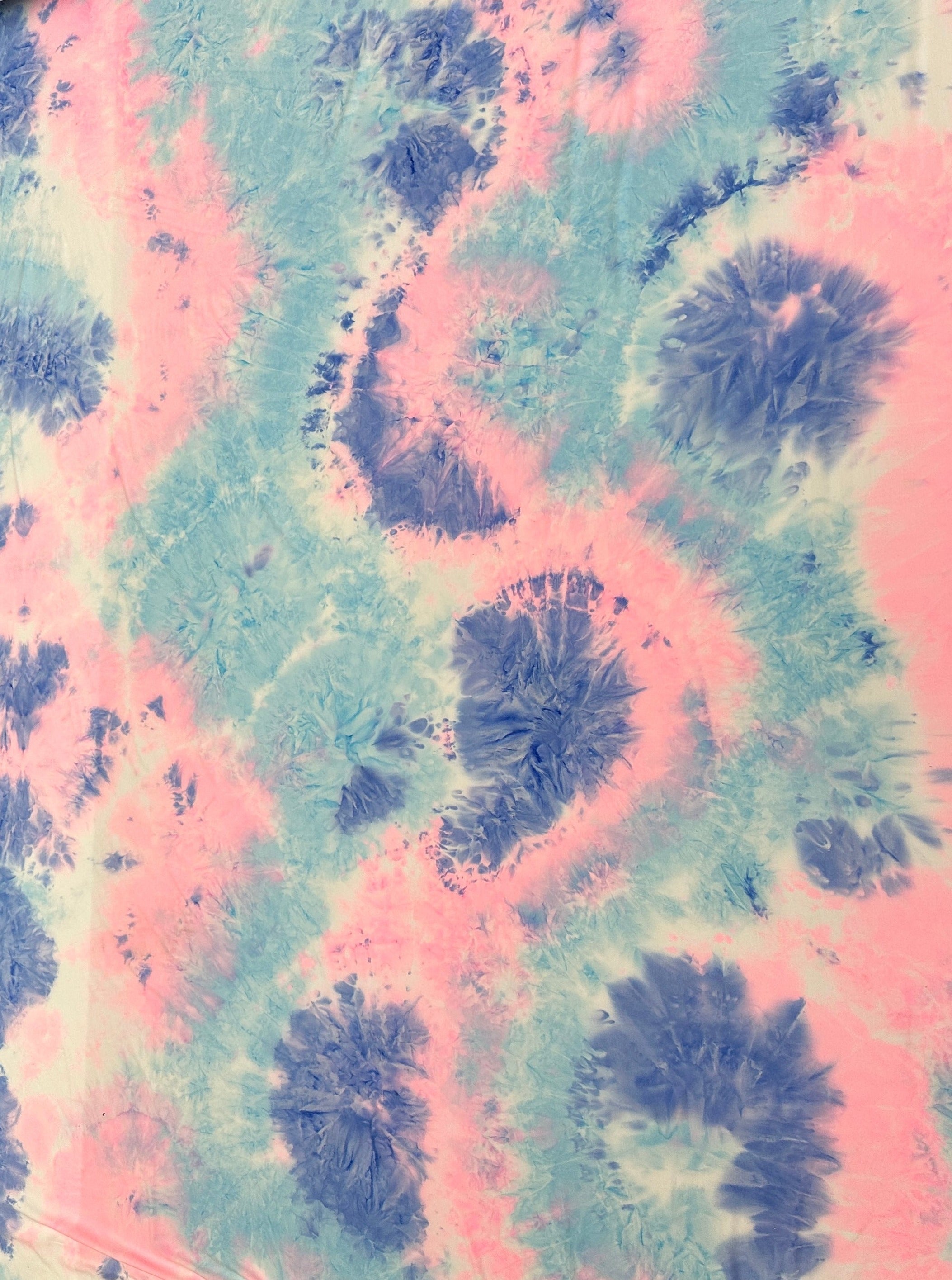 Blue Pink Tie Dye Jersey Knit, tie dye jersey knit for woman, tie dye jersey knit for party wear, tie dye jersey knit for gown, tie dye jersey knit for bride, tie dye jersey knit on discount, tie dye jersey knit on sale, premium tie dye jersey knit 