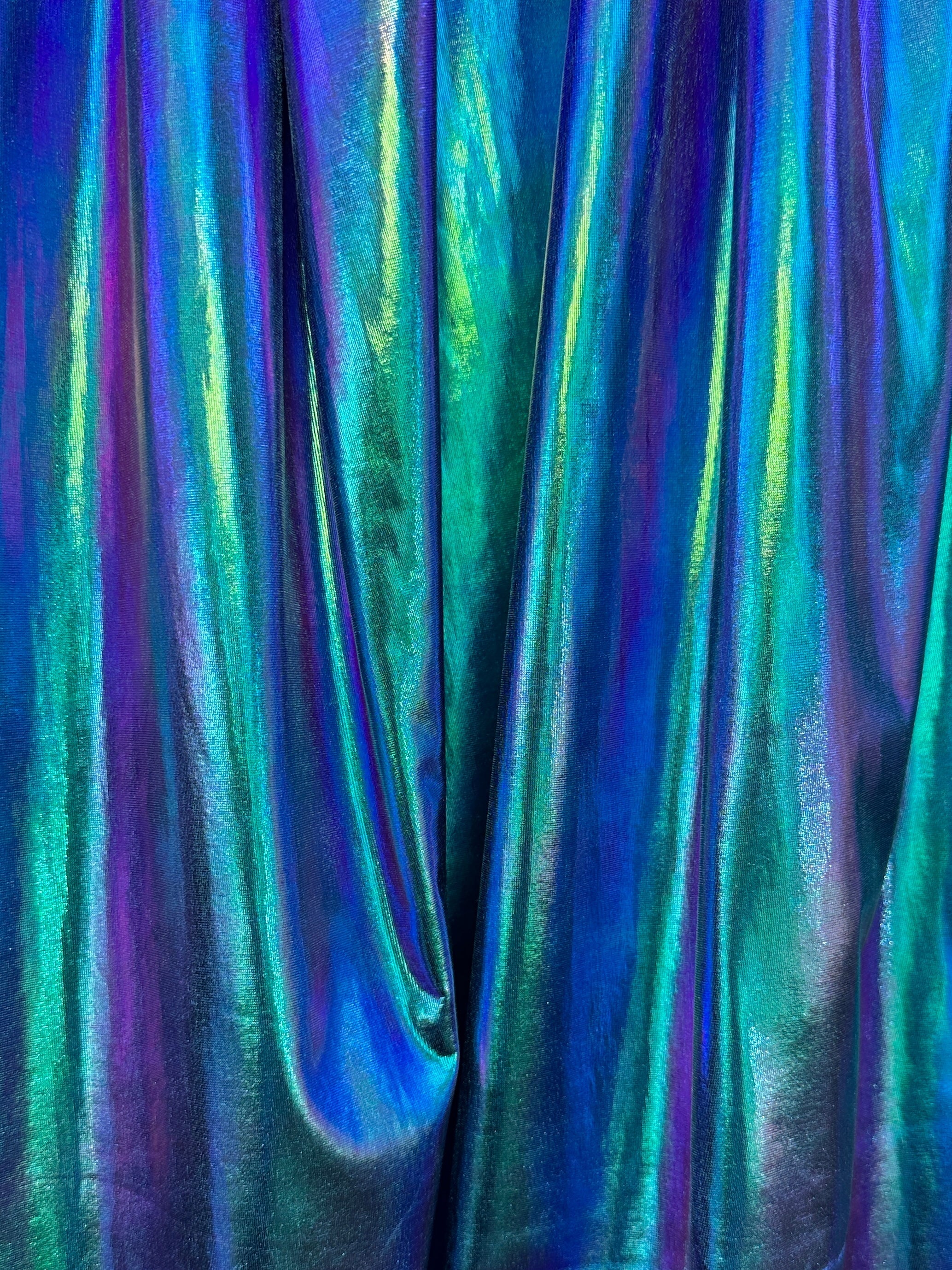 Iridescent Purple Coated Spandex Pleather, Shiny purple pleather, neon purple Spandex pleather, pleather for woman, purple pleather, purple spandex