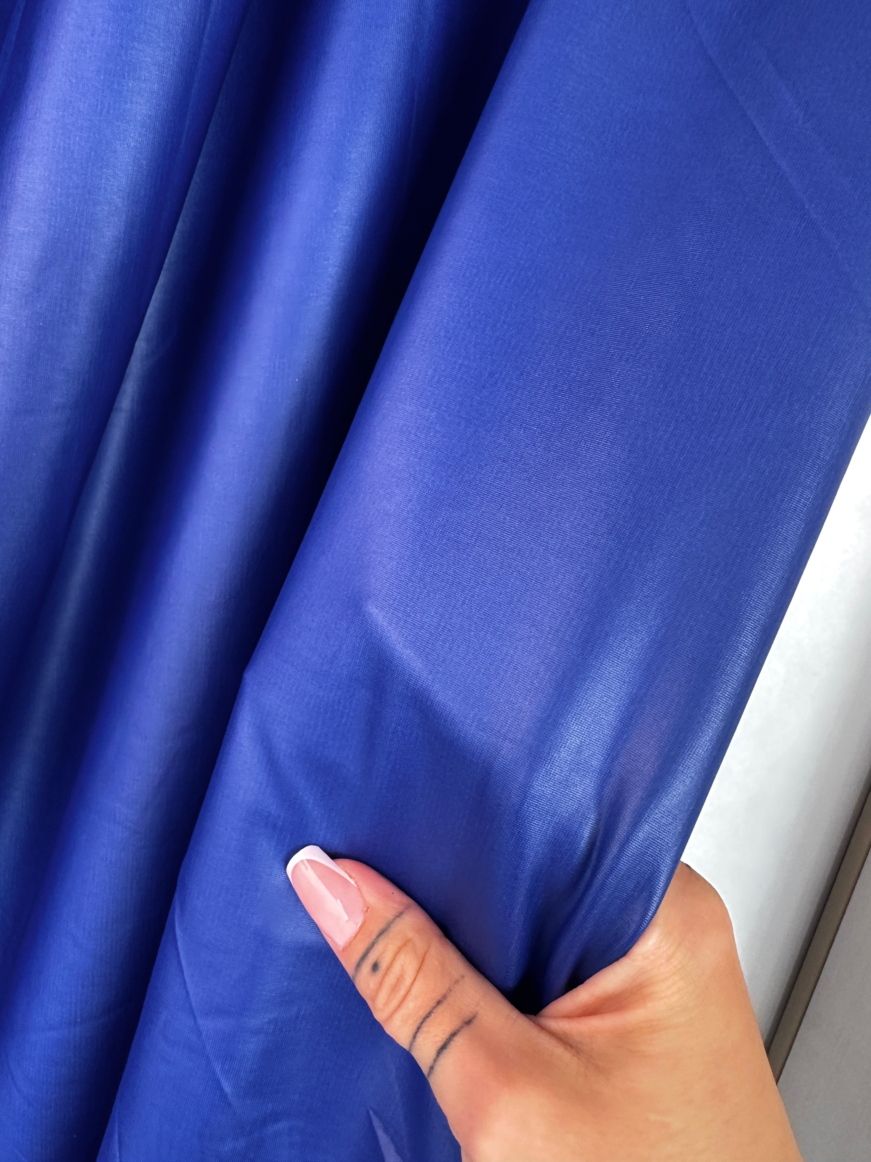 Royal Blue 4 Way Stretch Leather – KikiTextiles