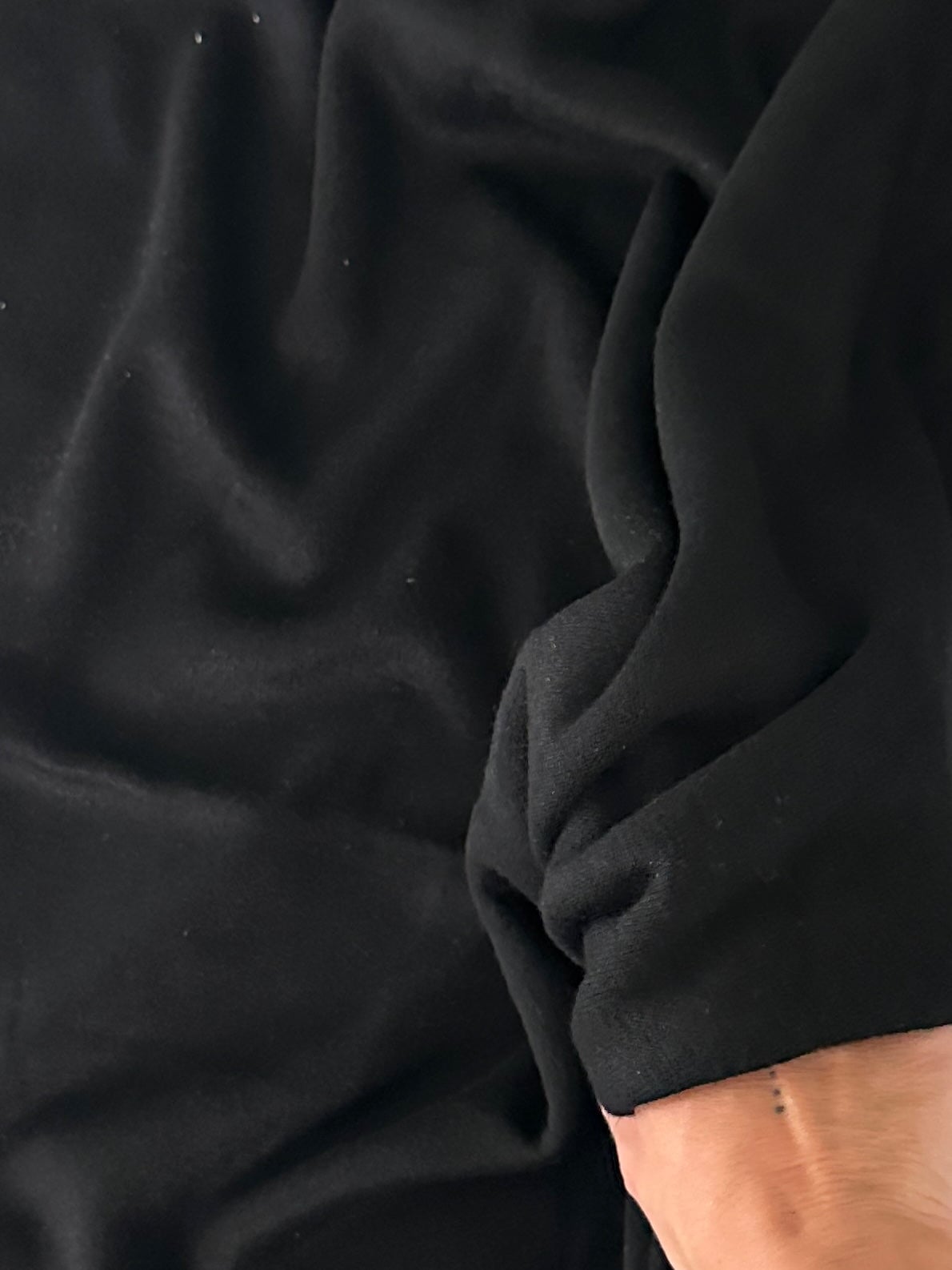 Black Ultra Soft Faux Cashmere