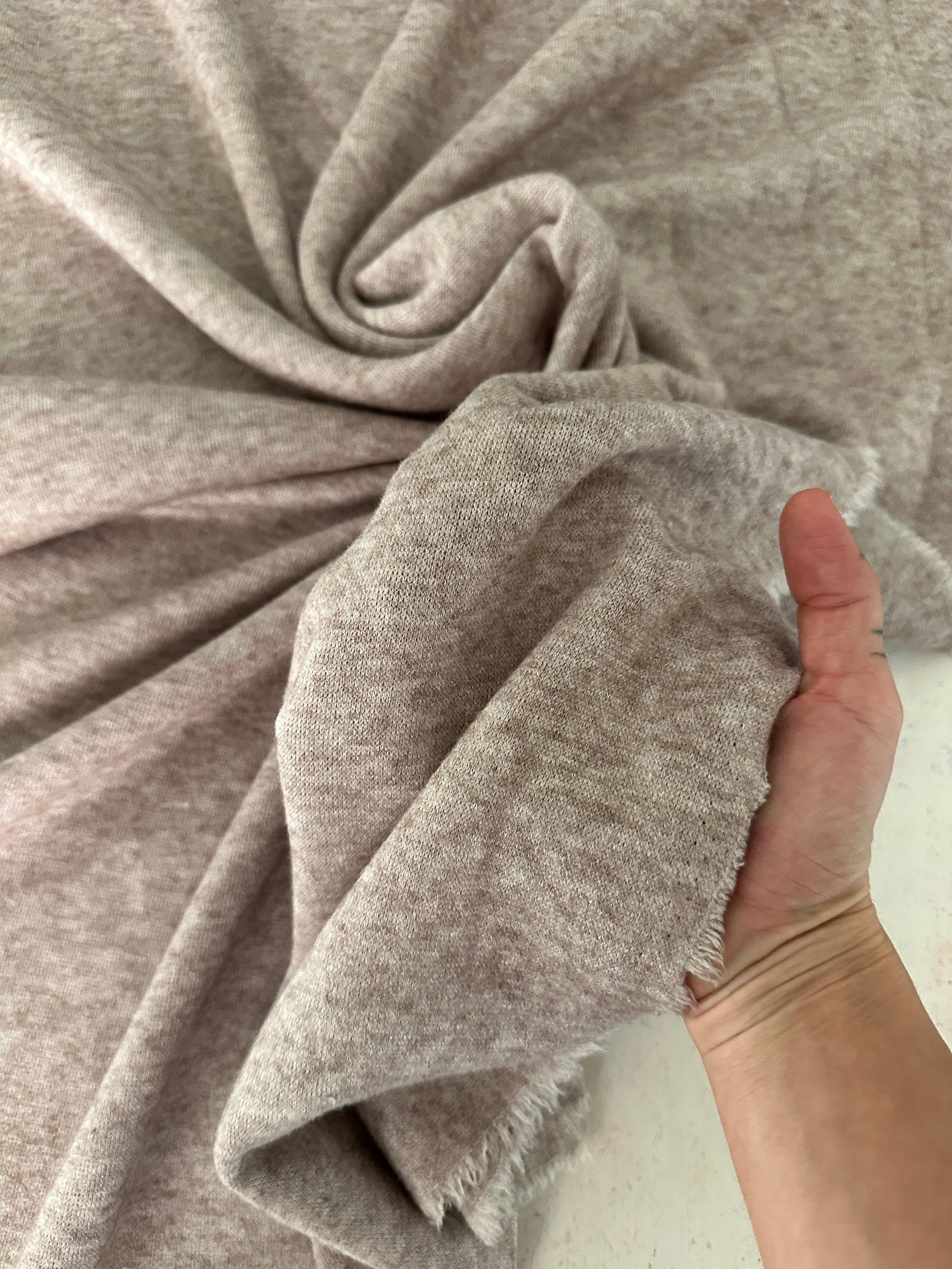 Heather Taupe Ultra Soft Faux Cashmere