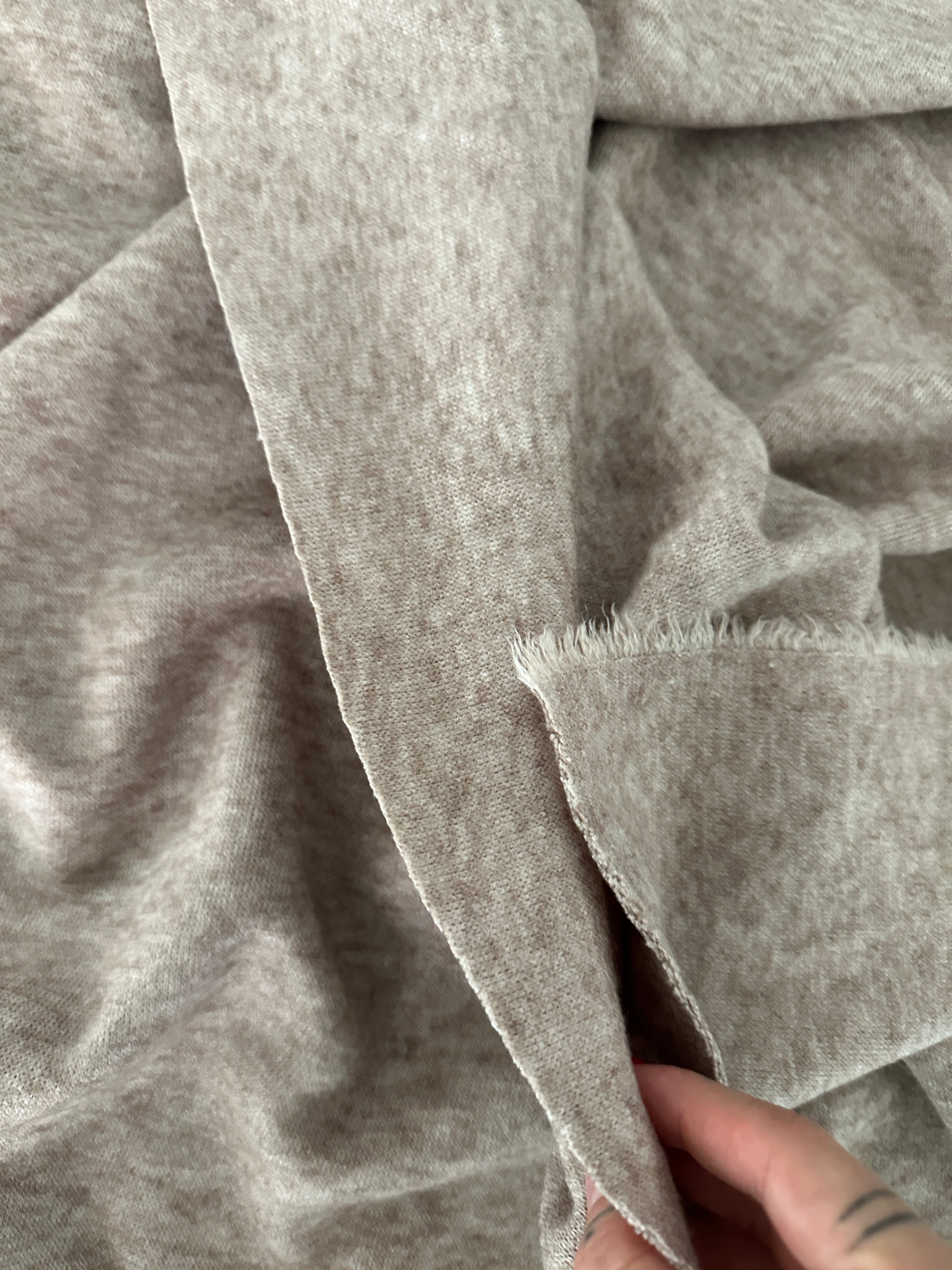 Heather Taupe Ultra Soft Faux Cashmere