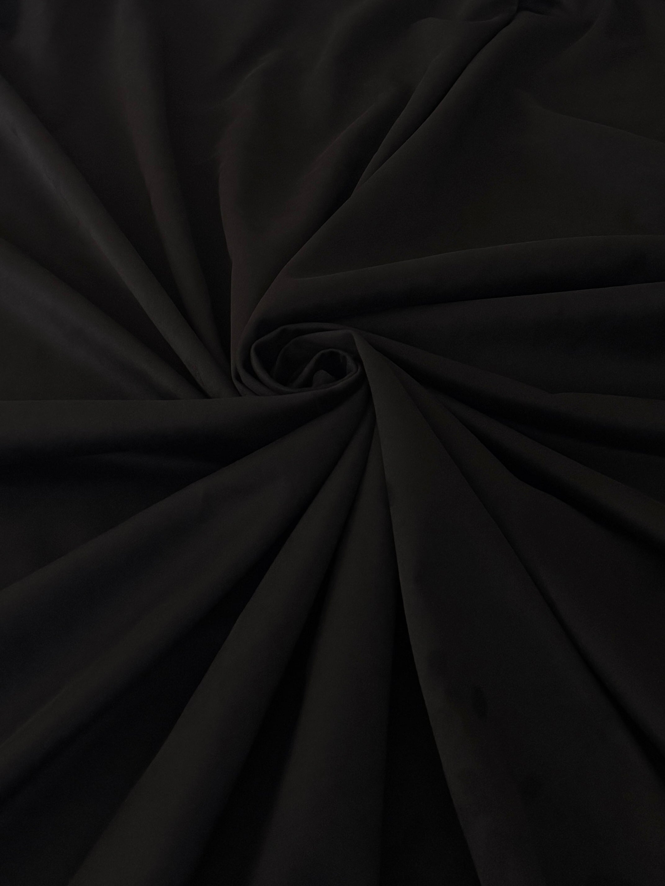 Black Stretch Apparel Techno Suede, Techno Suede Fabric, Faux Suede Fabric, Microfiber Suede Fabric, Vegan Suede Fabric, Elastic Suede Fabric, Spandex Suede Fabric, Suede Knit Fabric