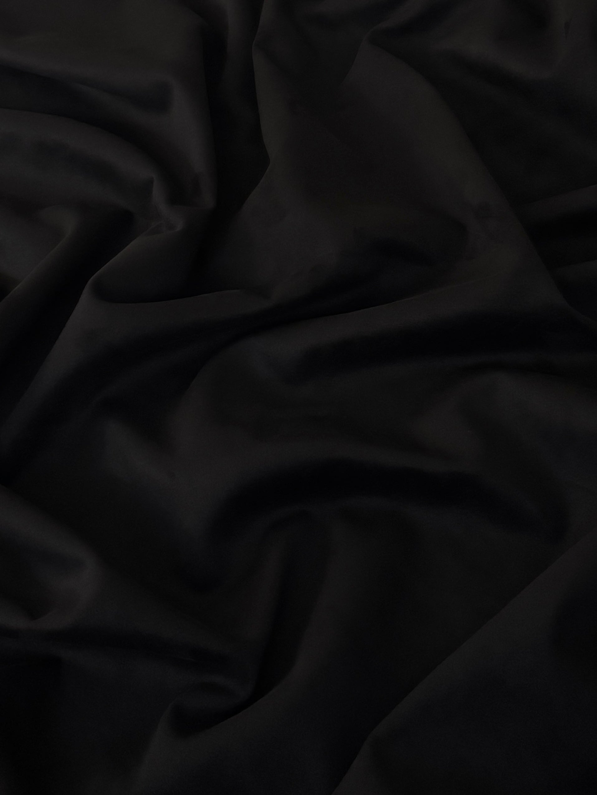 Black Stretch Apparel Techno Suede, Fabric Store, Sewing Store, Cheap Fabric Store, Kiki Textiles, Textile by the Yard