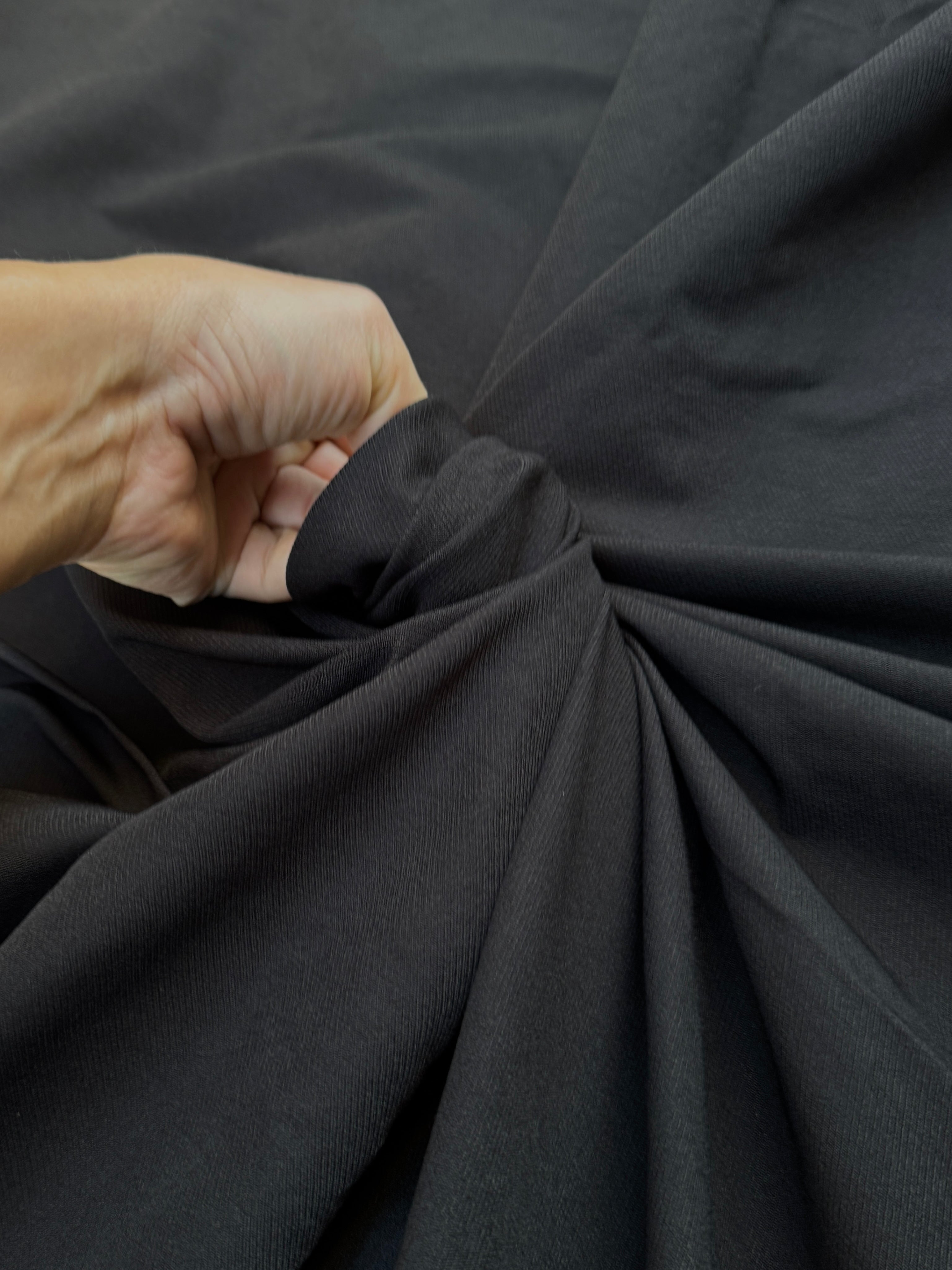 Black Denim Look Stretch Twill, Stretch Twill Fabric, Denim Twill Fabric, Faux Denim Fabric, Twill Fabric Stretch, Stretch Denim Fabric, Denim Knit Fabric, Lightweight Denim Twill
