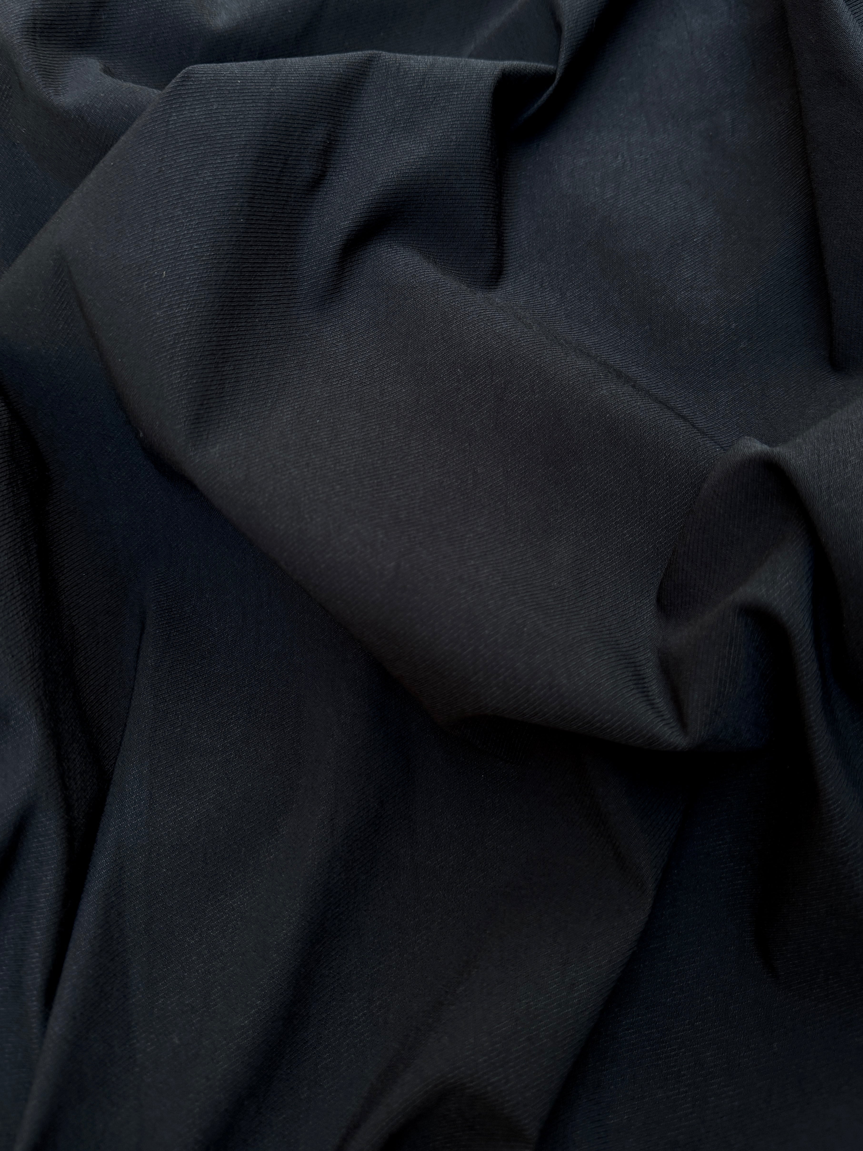 Black Denim Look Stretch Twill, Fabric Store, Sewing Store, Cheap Fabric Store, Kiki Textiles, Textile by the Yard