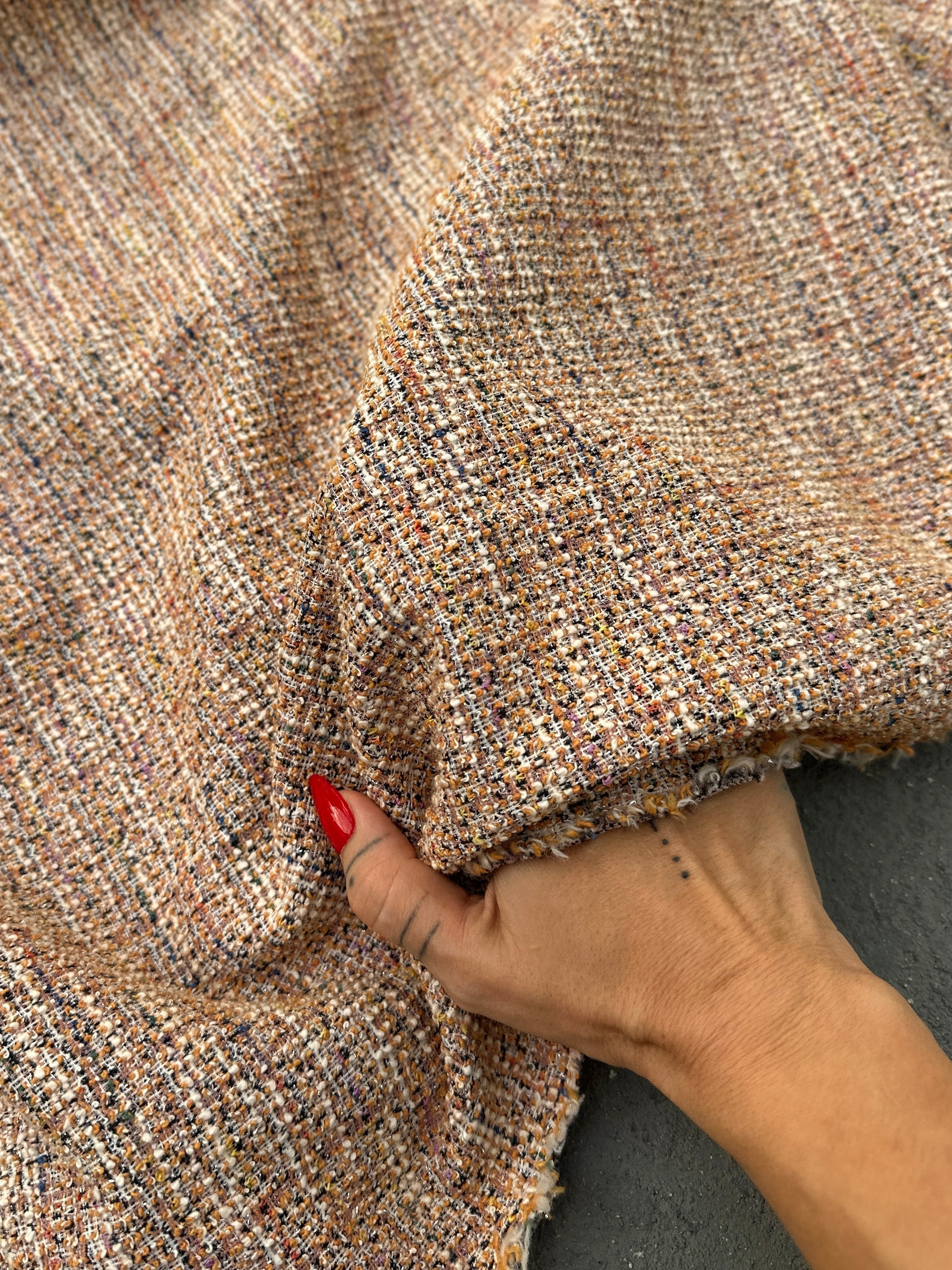 Beige Taupe Stretch Chenille Tweed, Fabric Store, Sewing Store, Cheap Fabric Store, Kiki Textiles, Textile by the Yard