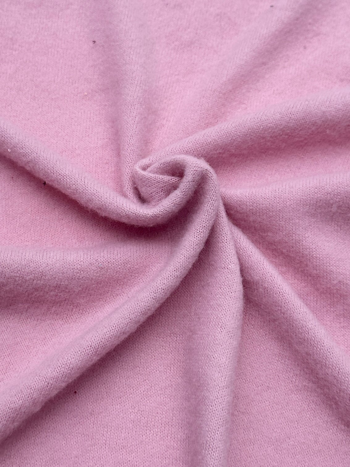 Baby Pink Buttery Spandex Faux Cashmere Knit, Synthetic Cashmere Knit, Soft Sweater Knit Fabric, Cozy Faux Cashmere, Cashmere Feel Fabric, Winter Knit Material, Plush Knit Textile
