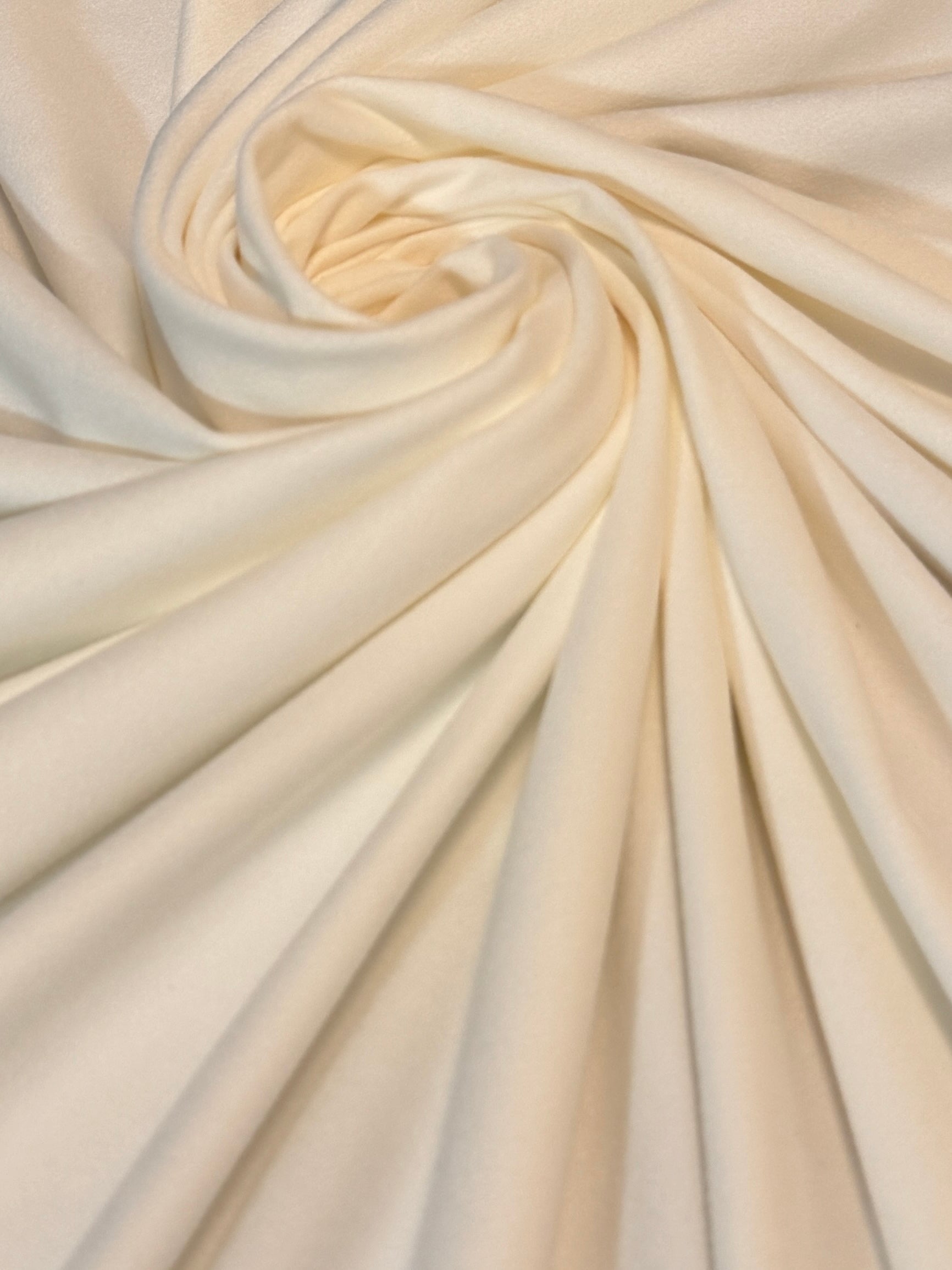 White 4 Way Stretch Buttery Soft Techno Suede, stretch techno suede, buttery soft suede, 4 way stretch, stretch suede fabric, faux suede fabric, soft suede fabric, elastic suede fabric, spandex suede fabric