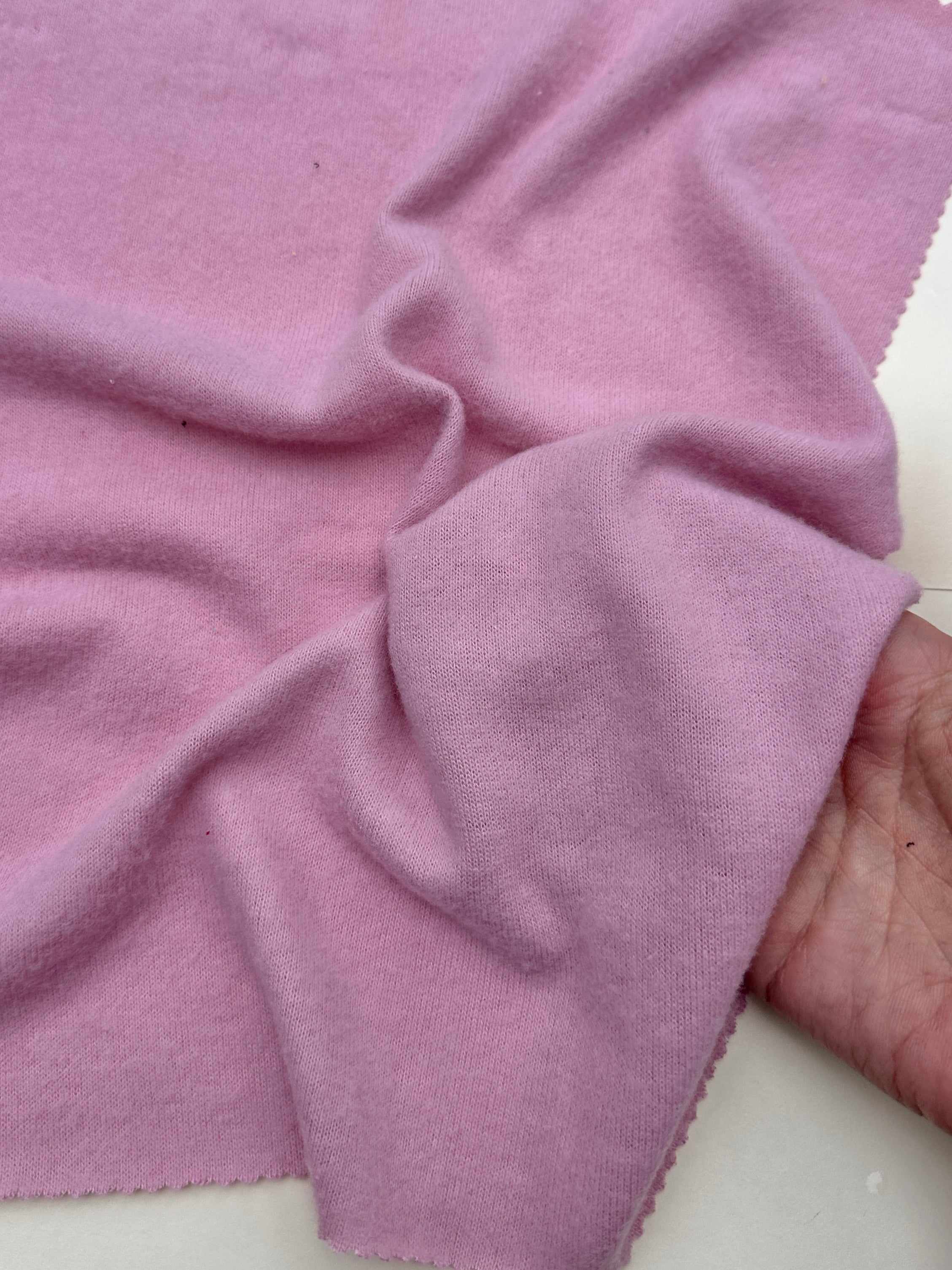 Baby Pink Buttery Spandex Faux Cashmere Knit, Fabric Store, Sewing Store, Cheap Fabric Store, Kiki Textiles, Textile by the Yard