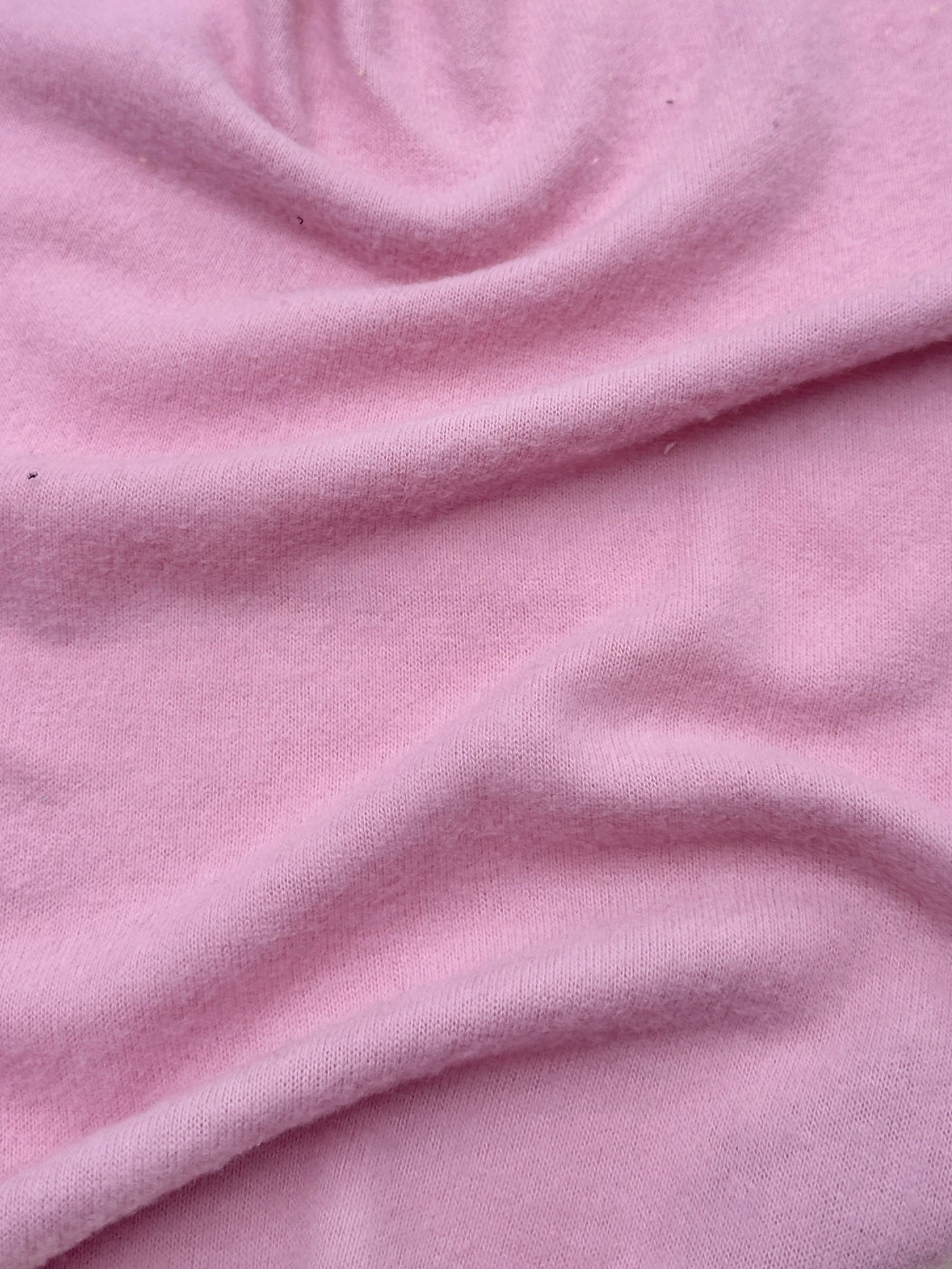 Baby Pink Buttery Spandex Faux Cashmere Knit, Synthetic Cashmere Knit, Soft Sweater Knit Fabric, Cozy Faux Cashmere, Cashmere Feel Fabric, Winter Knit Material, Plush Knit Textile