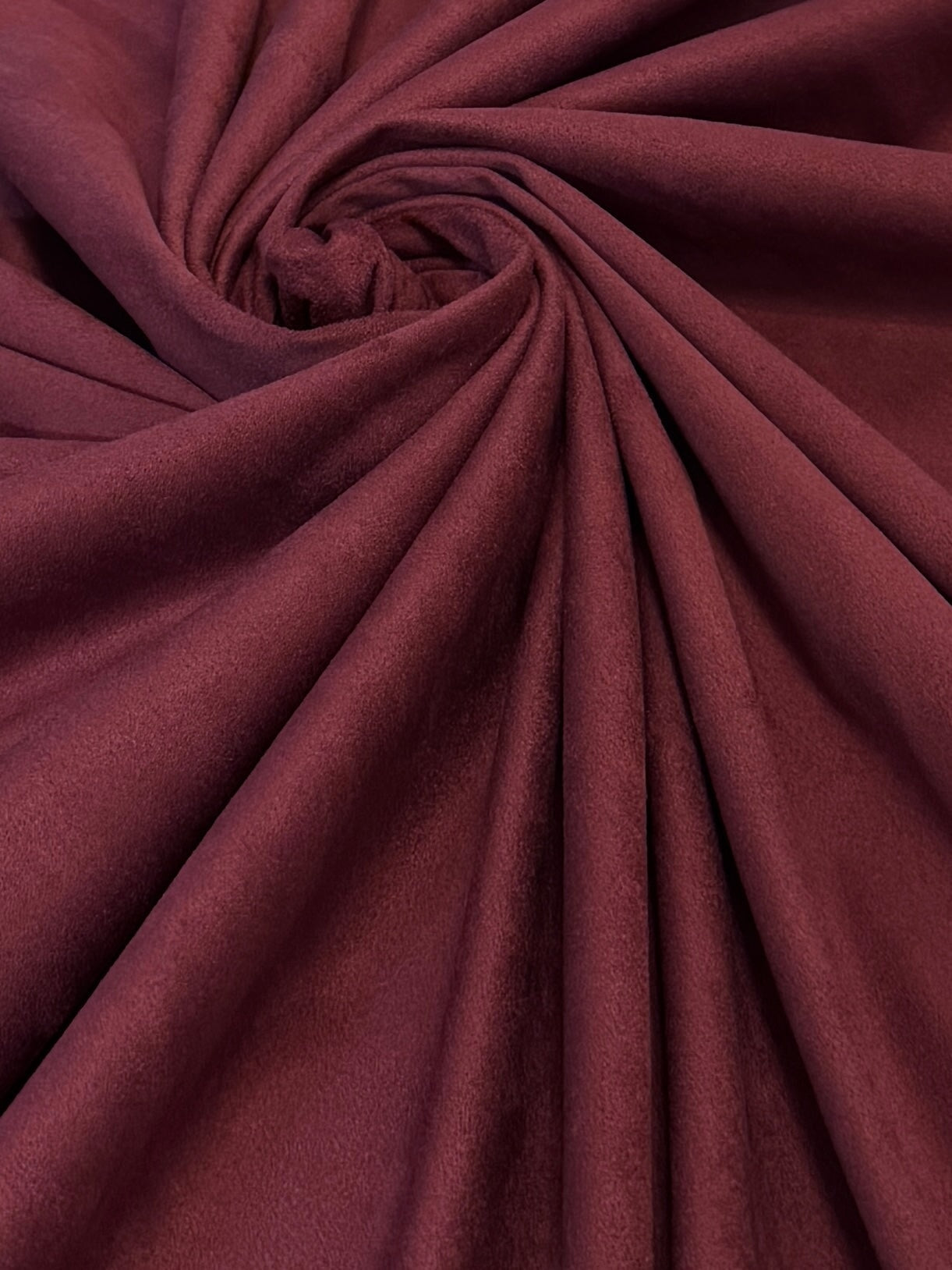 Burgundy 4 Way Stretch Buttery Soft Techno Suede, stretch techno suede, buttery soft suede, 4 way stretch, stretch suede fabric, faux suede fabric, soft suede fabric, elastic suede fabric, spandex suede fabric