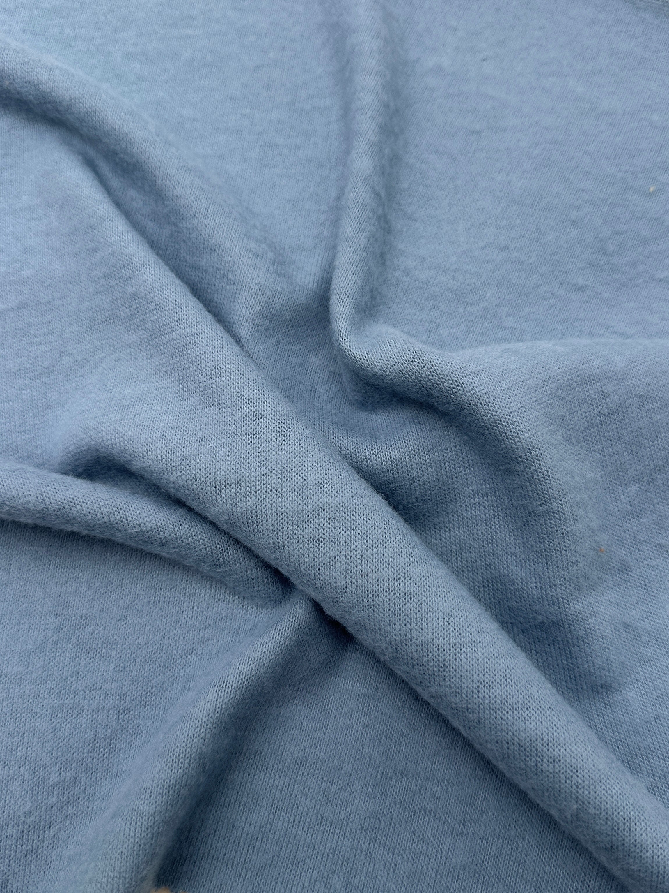 Dusty Blue Buttery Spandex Faux Cashmere Knit, Fabric Store, Sewing Store, Cheap Fabric Store, Kiki Textiles, Textile by the Yard