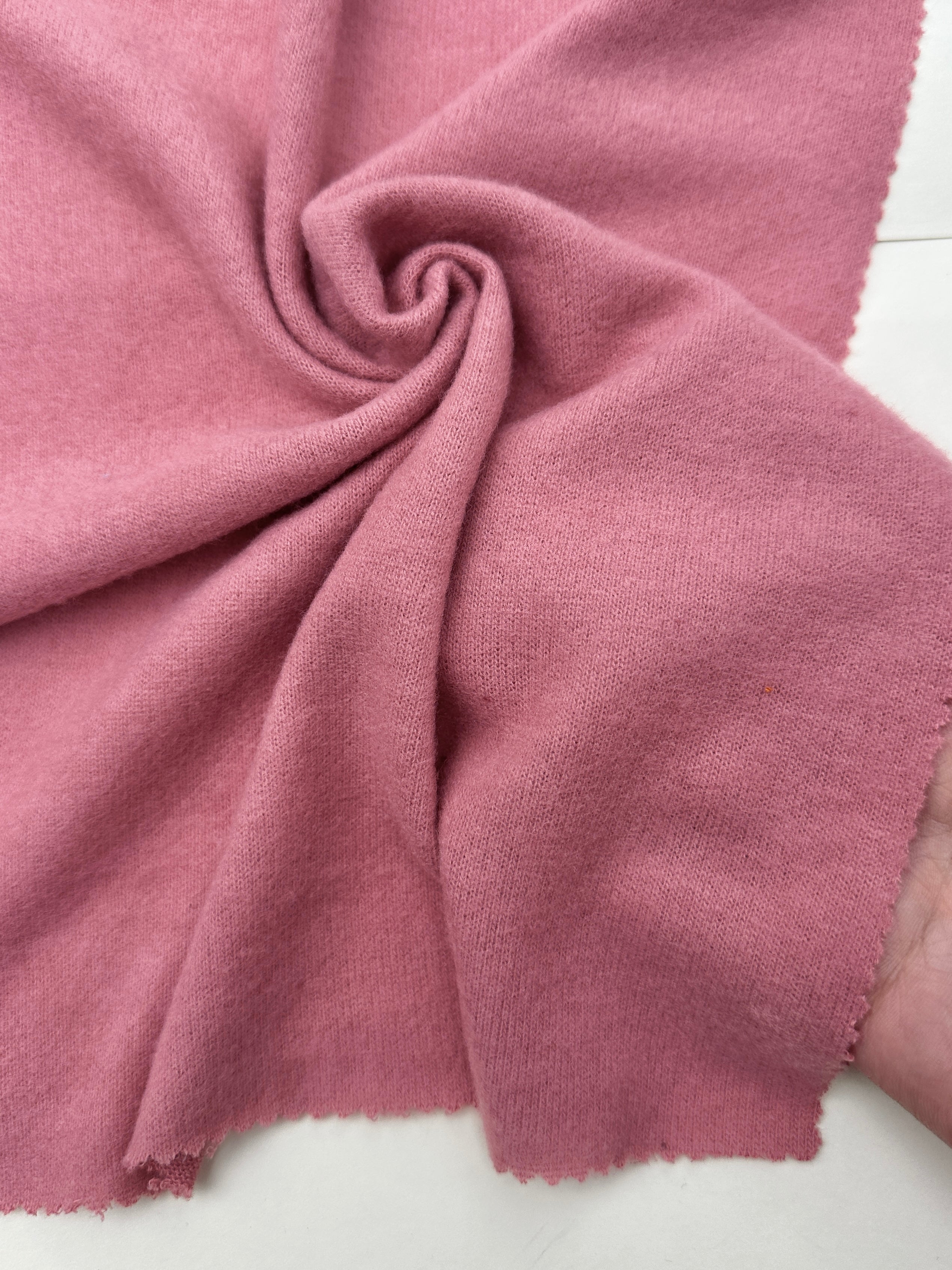 Dusty Rose Buttery Spandex Faux Cashmere Knit, Synthetic Cashmere Knit, Soft Sweater Knit Fabric, Cozy Faux Cashmere, Cashmere Feel Fabric, Winter Knit Material, Plush Knit Textile
