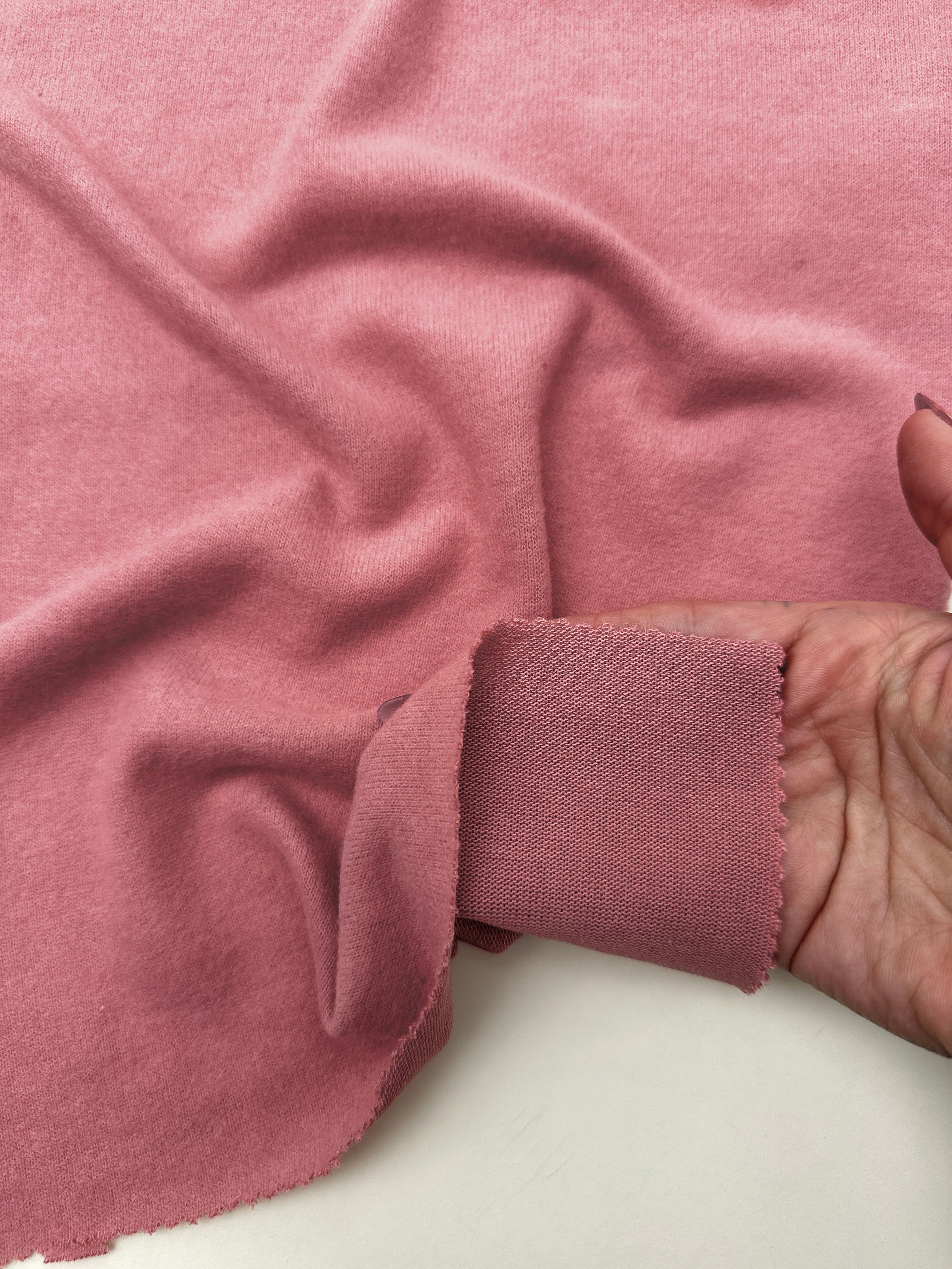 Dusty Rose Buttery Spandex Faux Cashmere Knit, Fabric Store, Sewing Store, Cheap Fabric Store, Kiki Textiles, Textile by the Yard