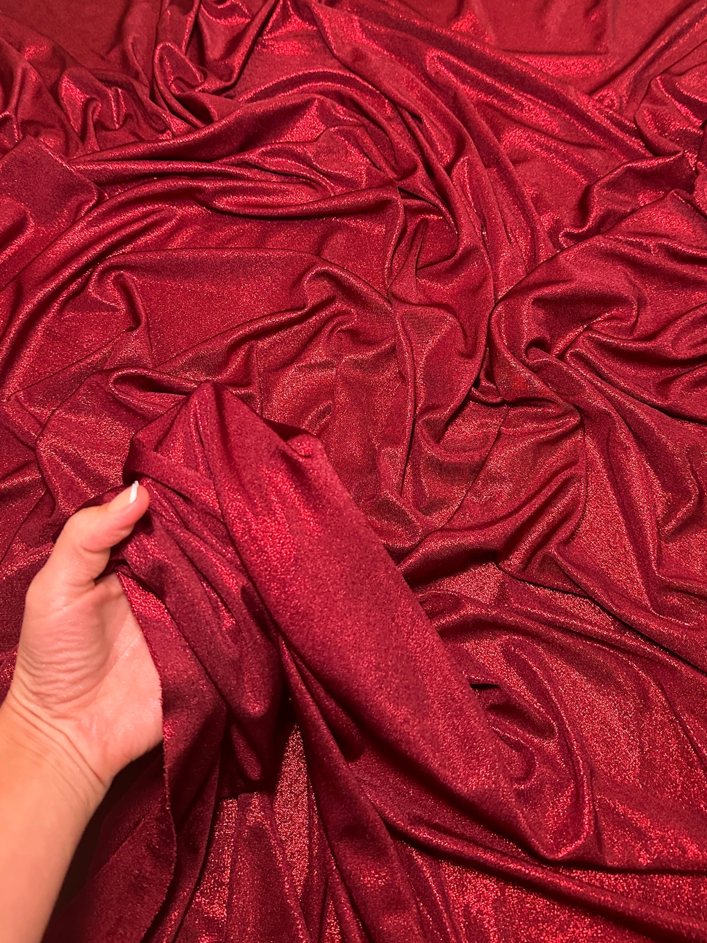 Red Slinky Foiled Jersey