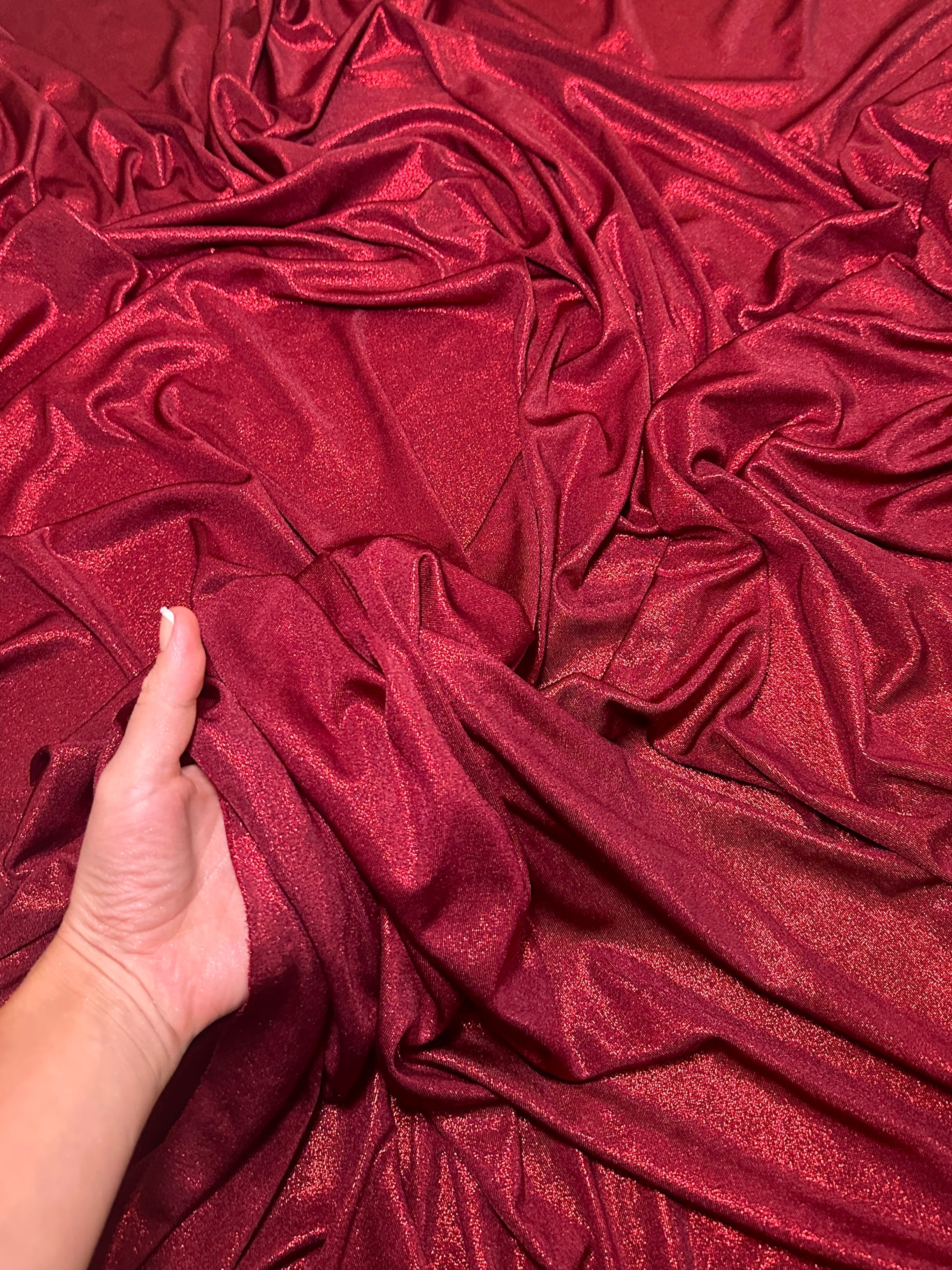 Red Slinky Foiled Jersey