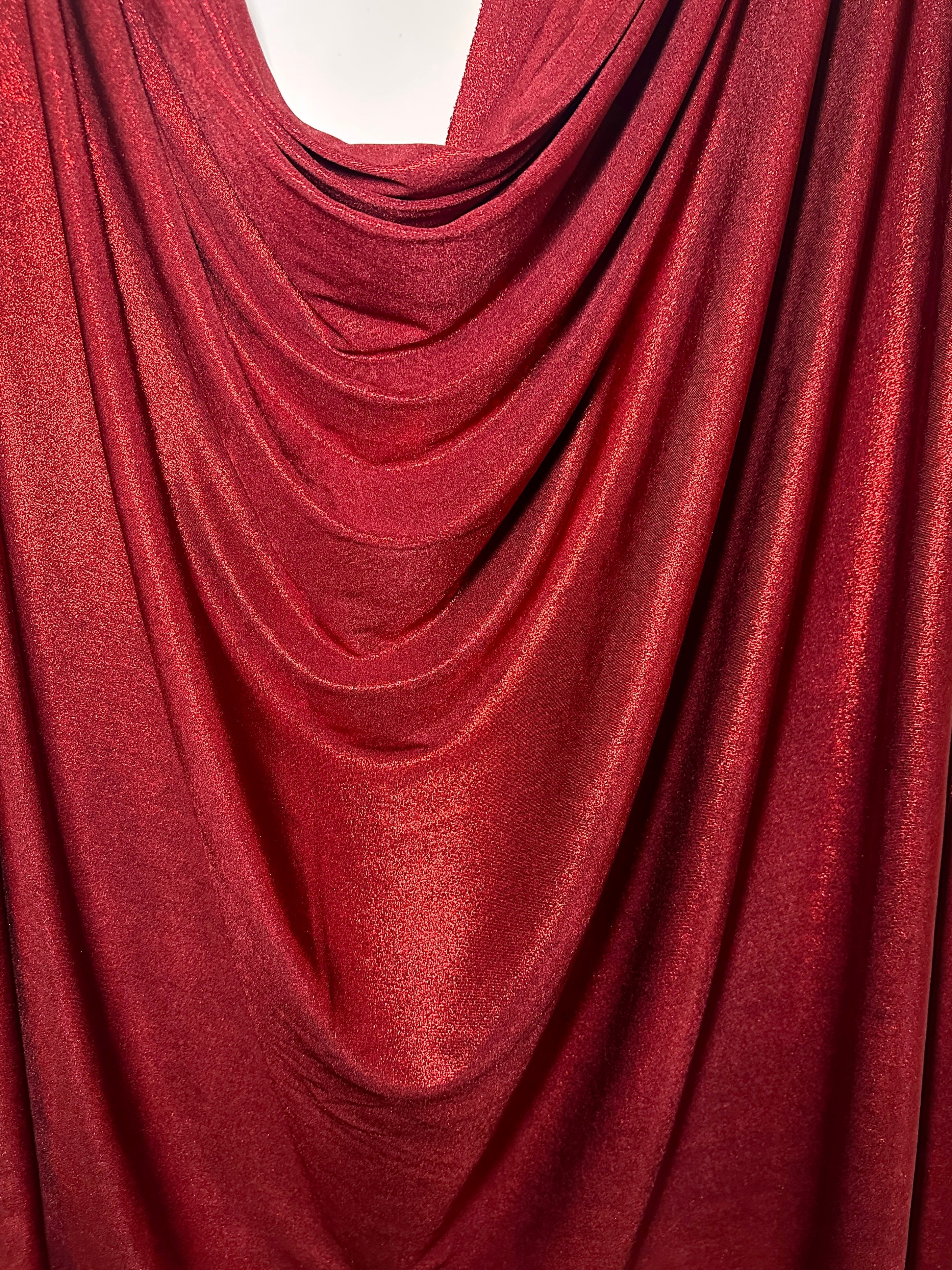 Red Slinky Foiled Jersey