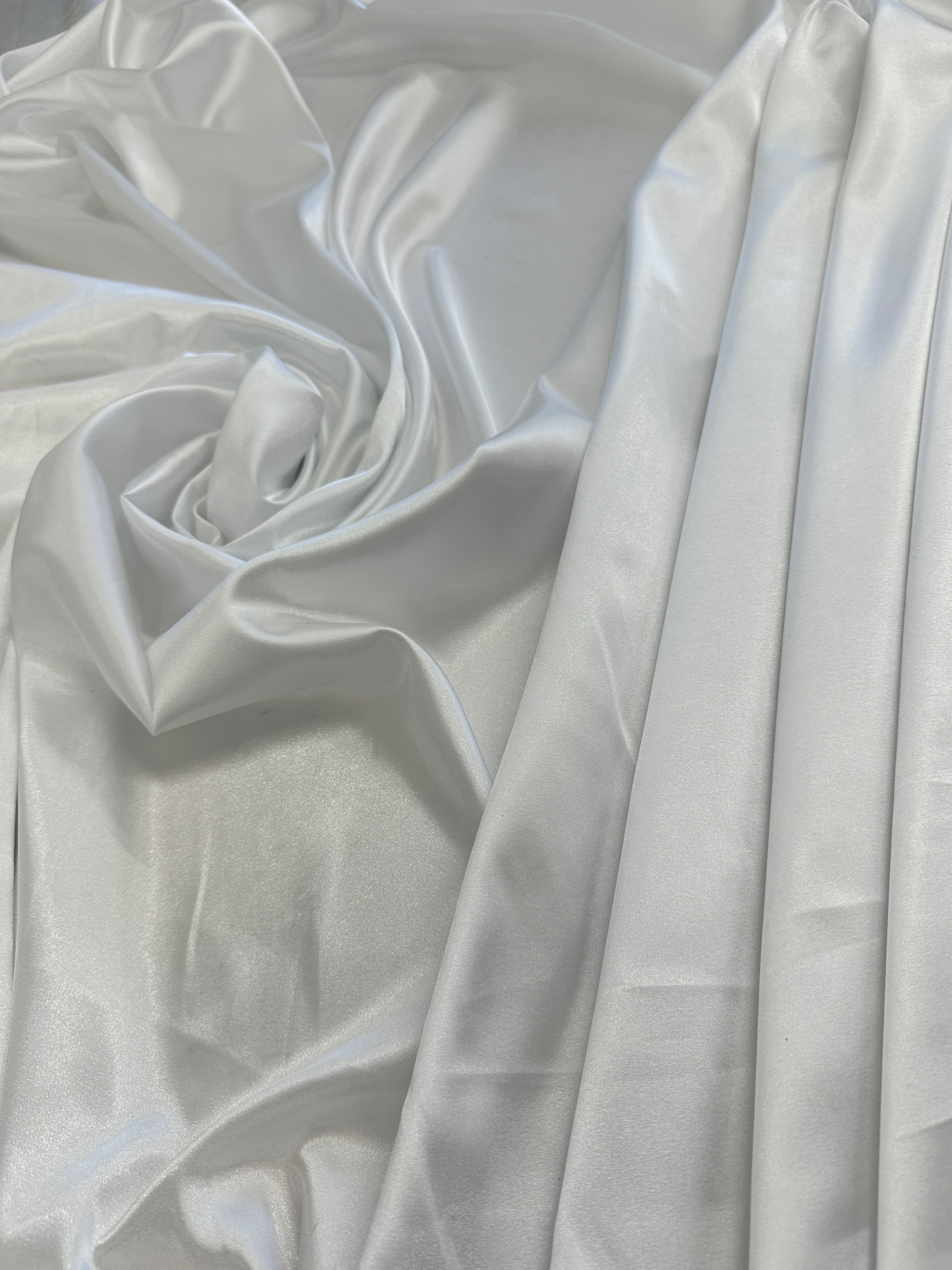 Off White Luxury Silky Satin, Luxury Silky Satin, Silky Satin, Premium Stretch Crepe Back Satin, Satin for Bride, Satin for Women, Satin in Low Price, Cheap Satin, Satin on Sale