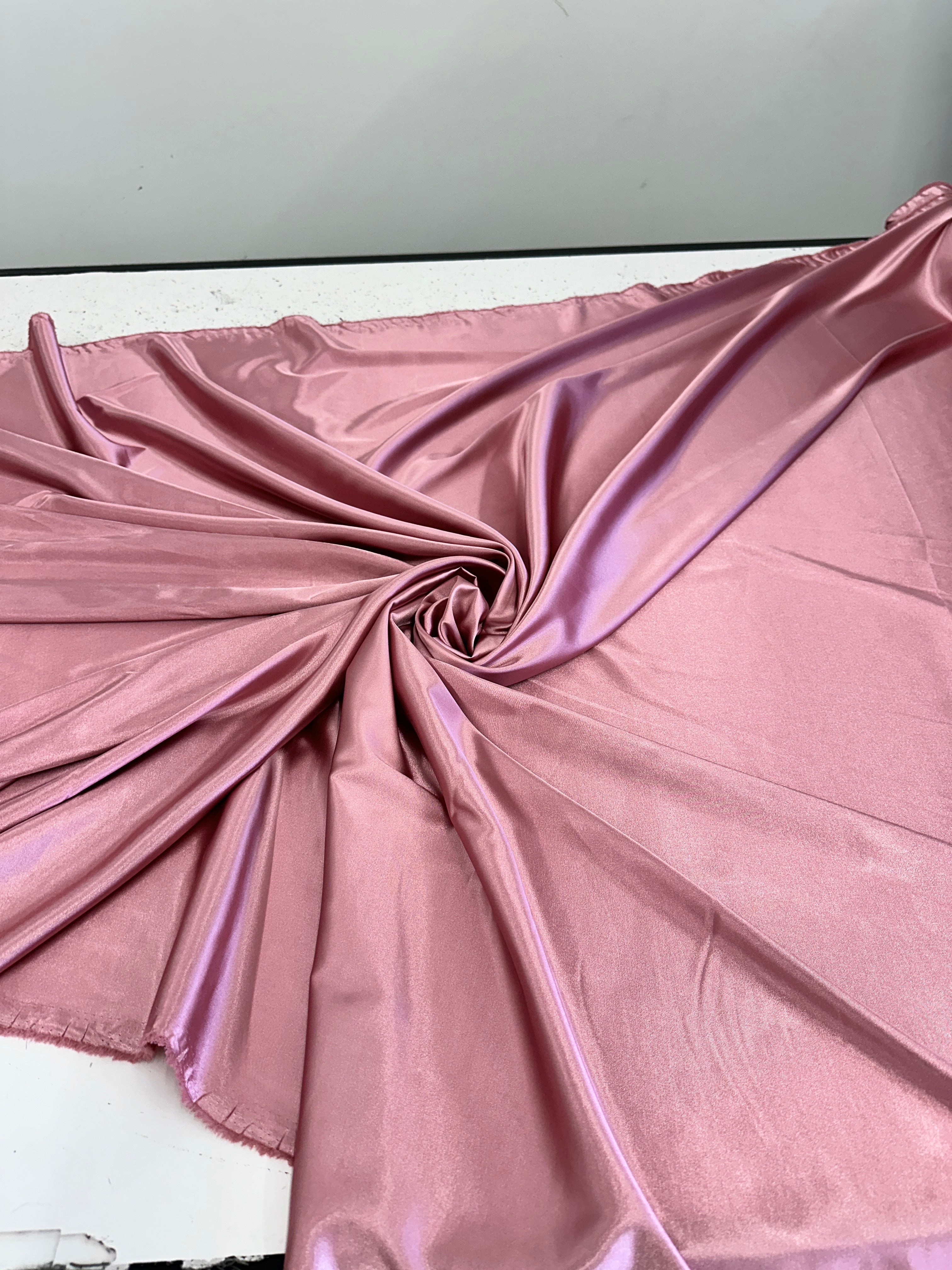 Mauve Luxury Silky Satin, Luxury Silky Satin, Silky Satin, Premium Stretch Crepe Back Satin, Satin for Bride, Satin for Women, Satin in Low Price, Cheap Satin, Satin on Sale