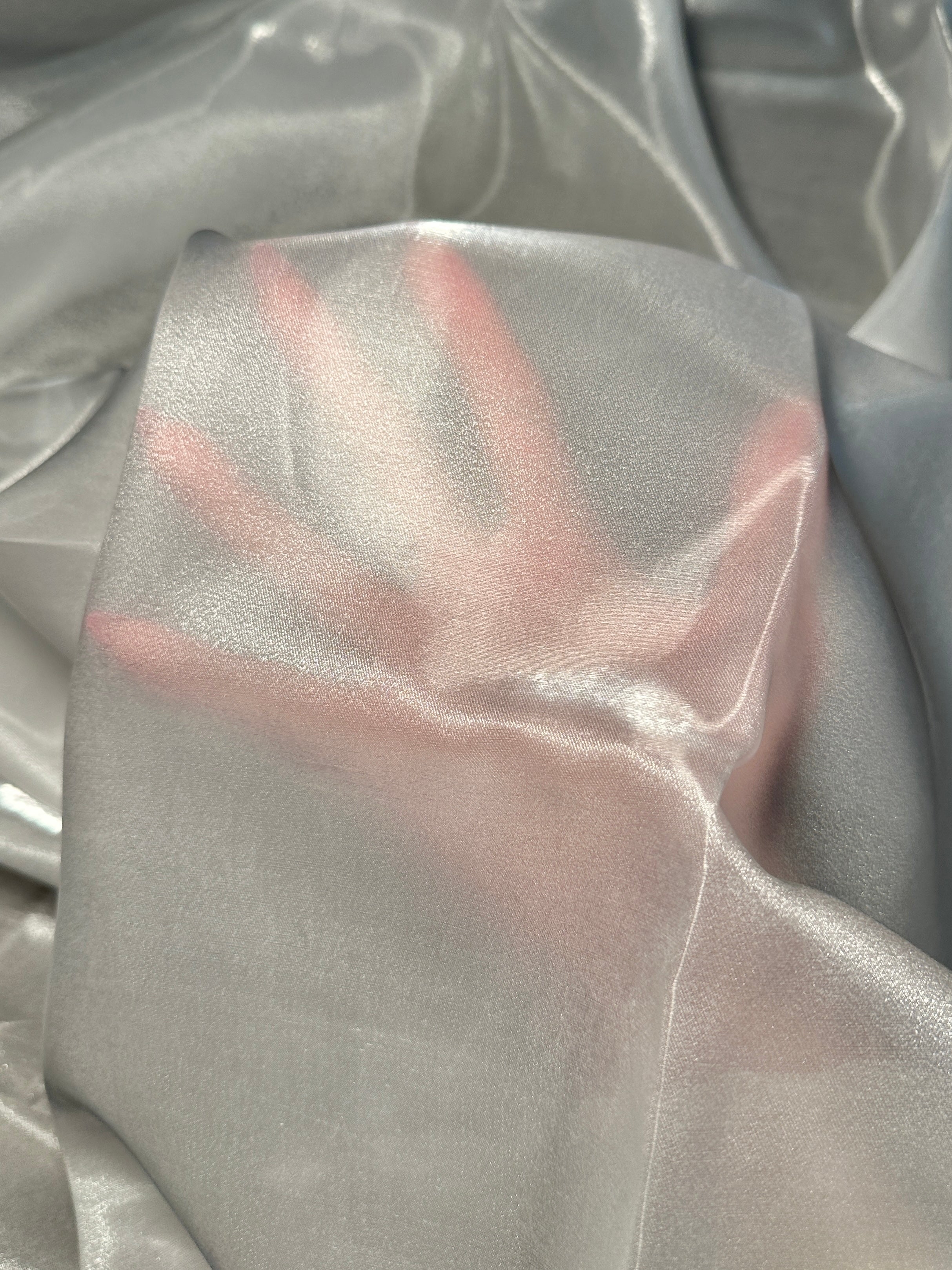 White Liquid Shimmery Liquid Organza, Metallic Organza Fabric, Shiny Organza Cloth, Sheer Shimmer Organza, Glossy Organza Textile, Luxury Organza Fabric, Lightweight Shimmer Fabric