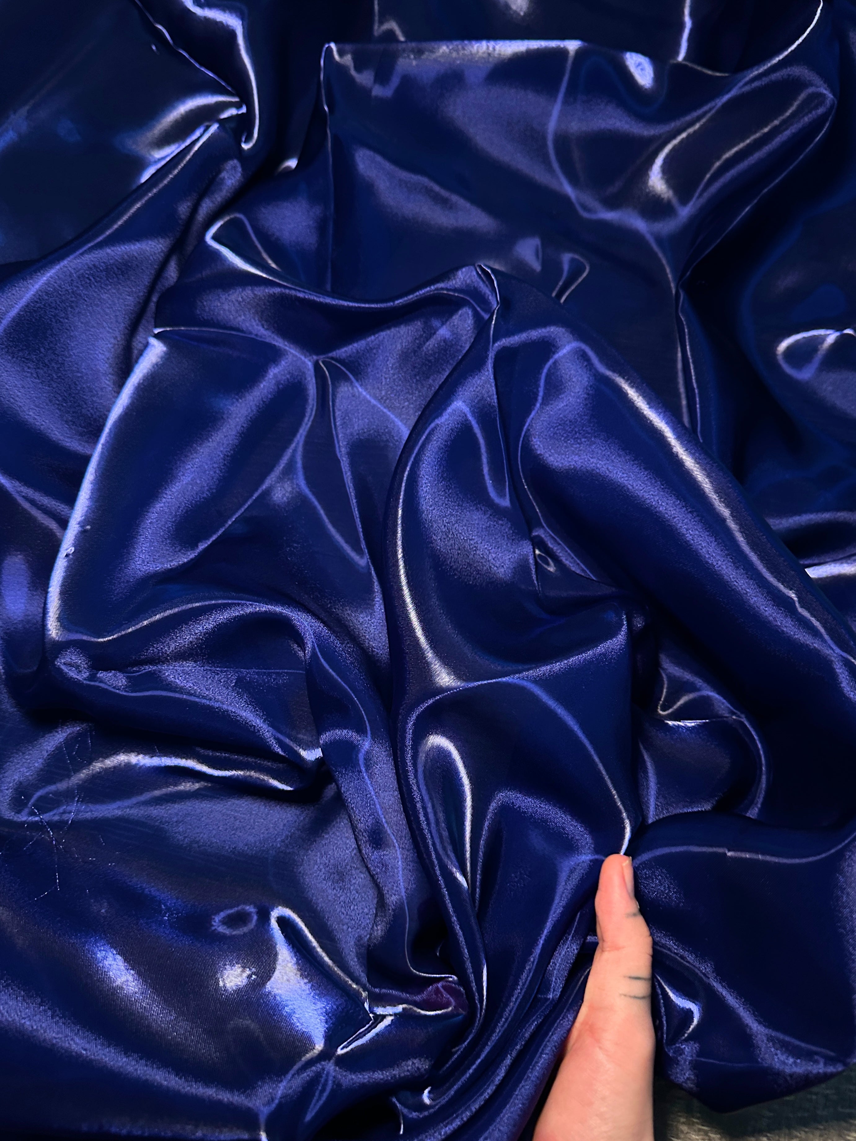 Sapphire Blue Liquid Shimmery Organza, Fabric Store, Sewing Store, Cheap Fabric Store, Kiki Textiles, Textile by the Yard