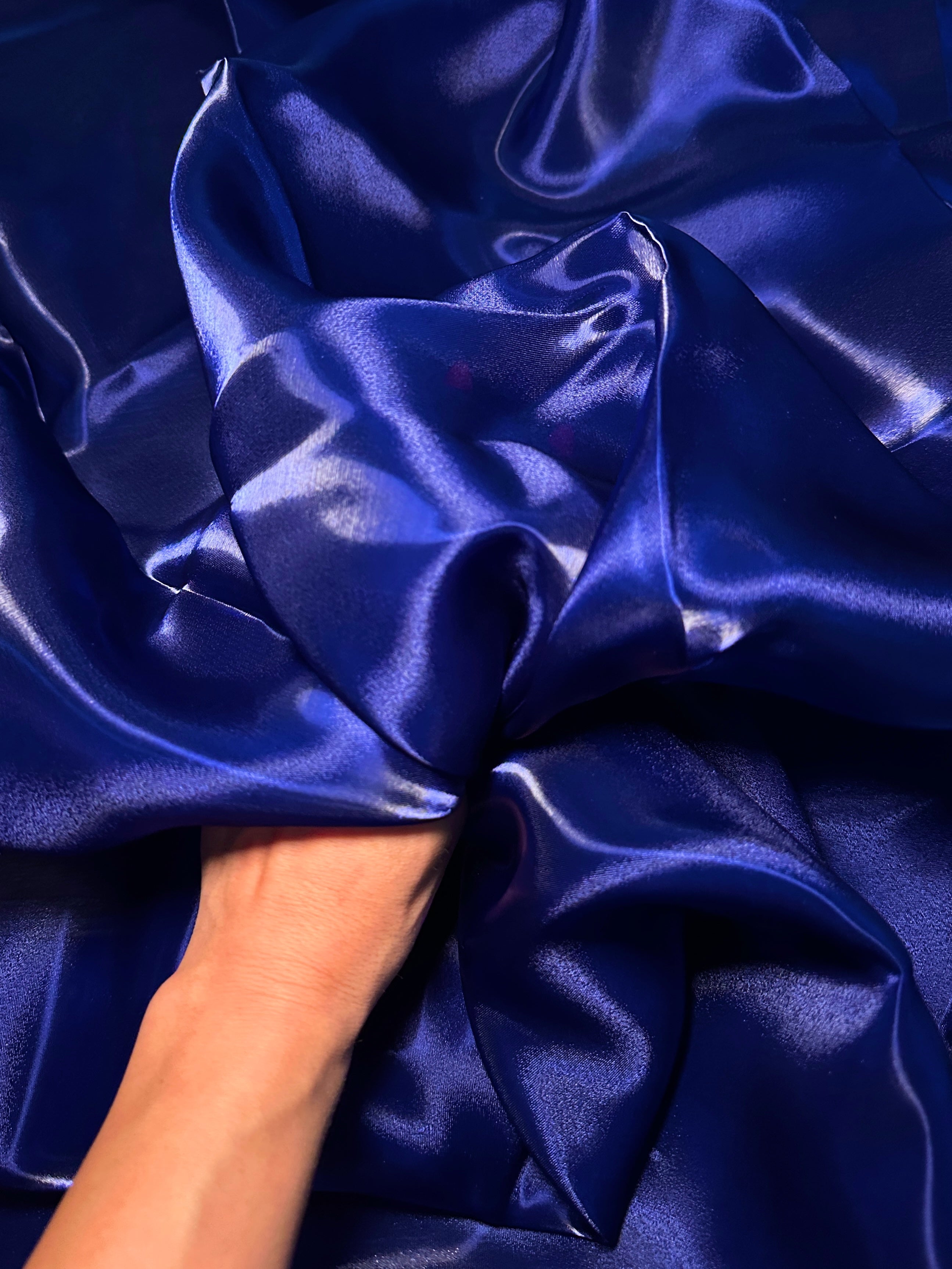 Sapphire Blue Liquid Shimmery Organza, Fabric Store, Sewing Store, Cheap Fabric Store, Kiki Textiles, Textile by the Yard
