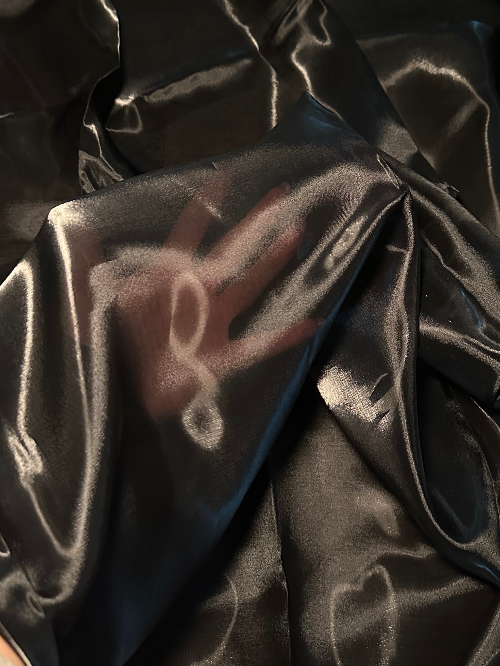 Black Liquid Shimmery Organza, Fabric Store, Sewing Store, Cheap Fabric Store, Kiki Textiles, Textile by the Yard