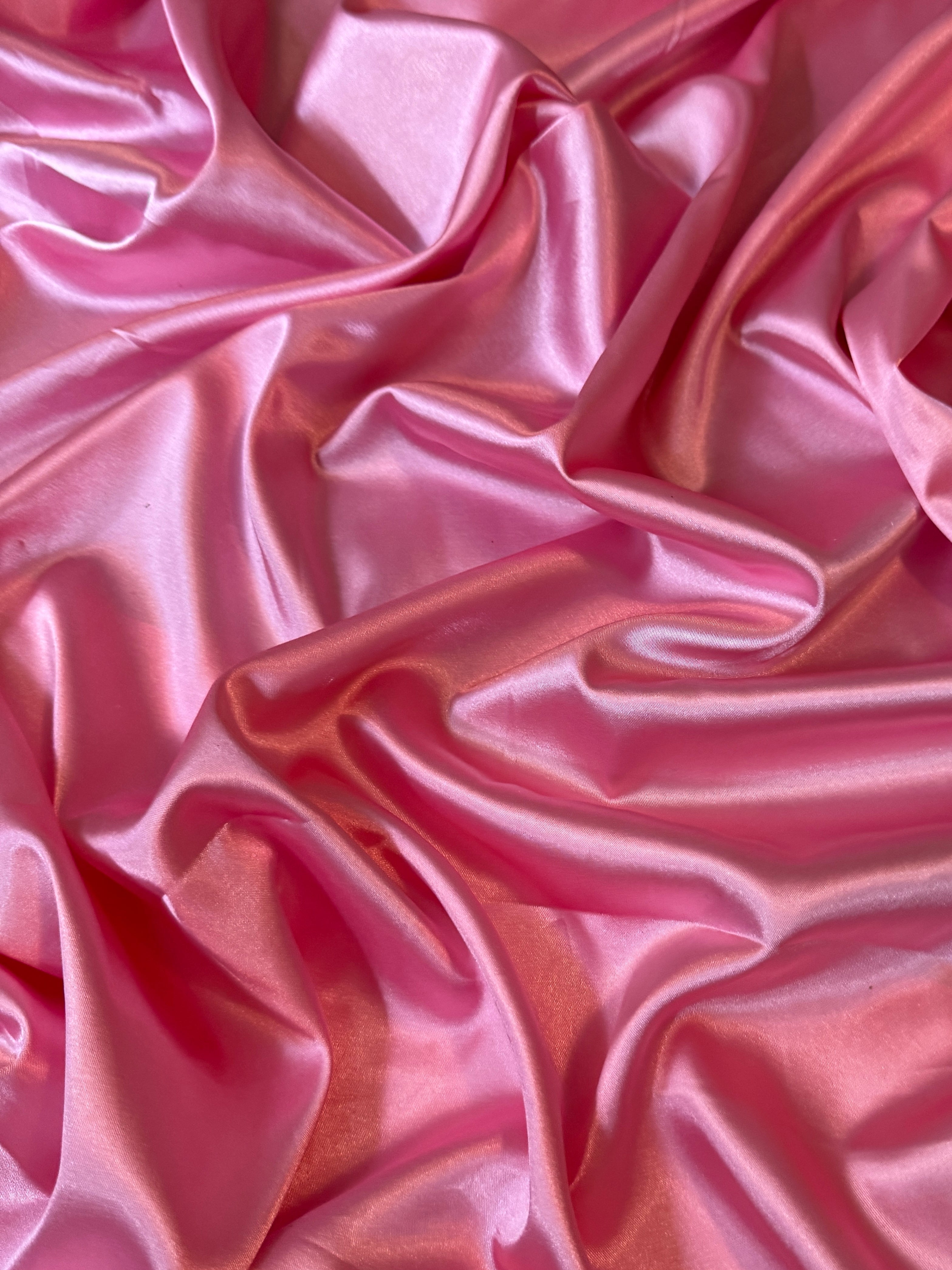 Bubble Gum Pink Silky Stretch Satin, Stretch Satin Fabric, Silky Satin Fabric, Satin Stretch Fabric, Soft Satin Fabric, Smooth Satin Fabric, Luxury Satin Fabric, Elastic Satin Fabric