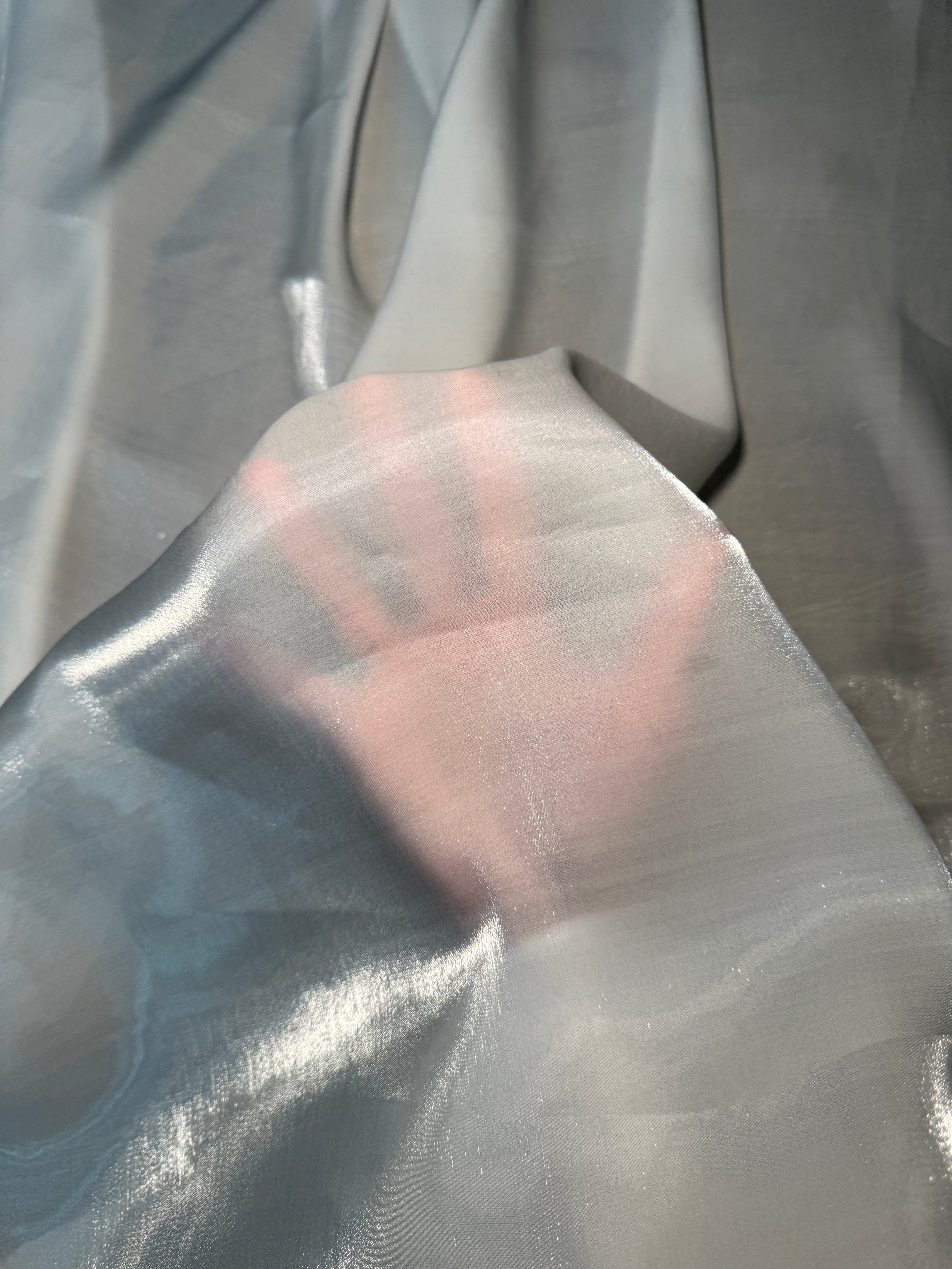 Off White Water Liquid Shimmery Chiffon, Sewing Store, Cheap Fabric Store, Kiki Textiles, Textile by the Yard
Off White Water Liquid Shimmery Chiffon, Sewing Store, Cheap Fabric Store, Kiki Textiles, Textile by the Yard