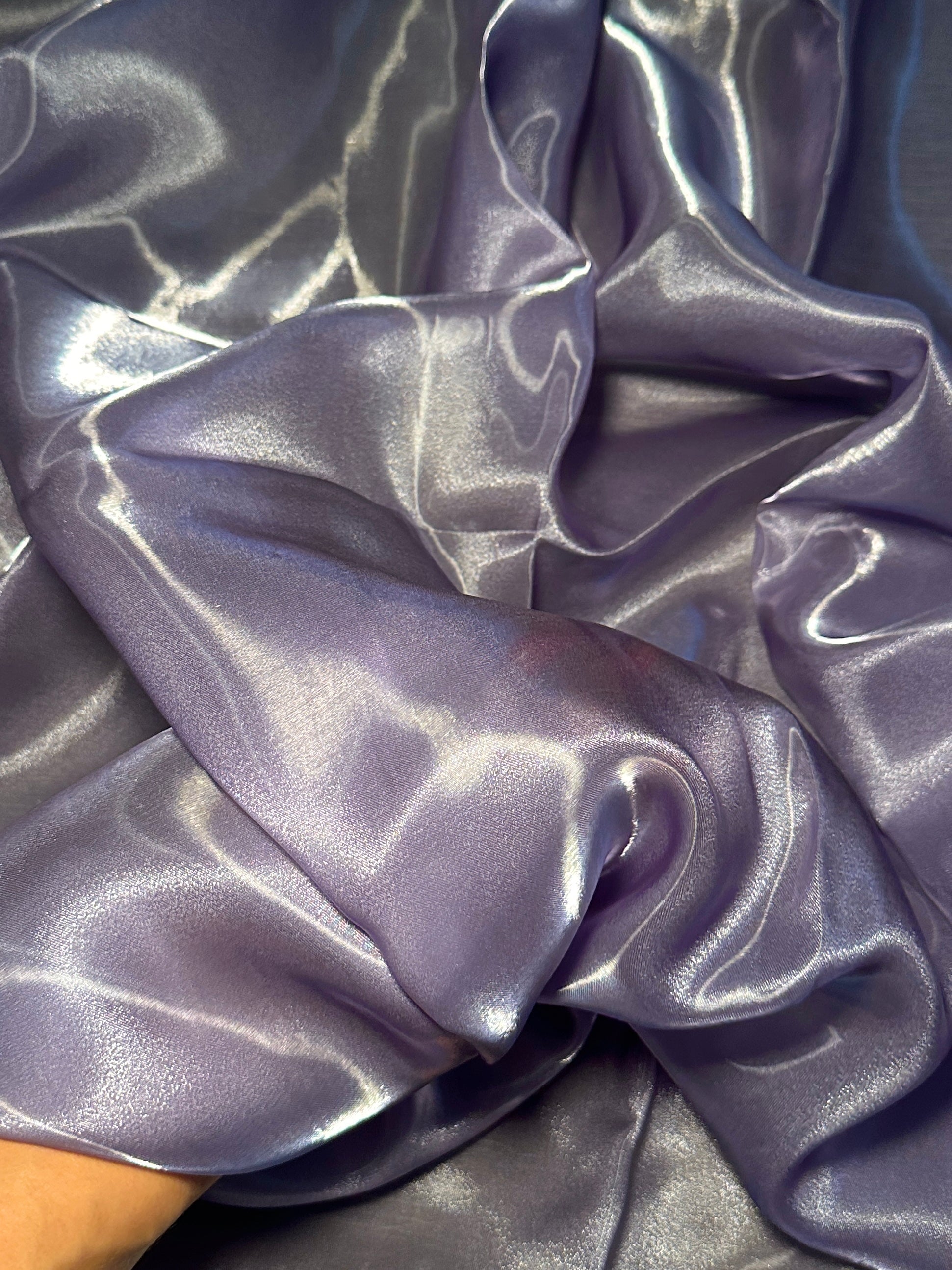 Lavender Liquid Shimmery Organza, Fabric Store, Sewing Store, Cheap Fabric Store, Kiki Textiles, Textile by the Yard