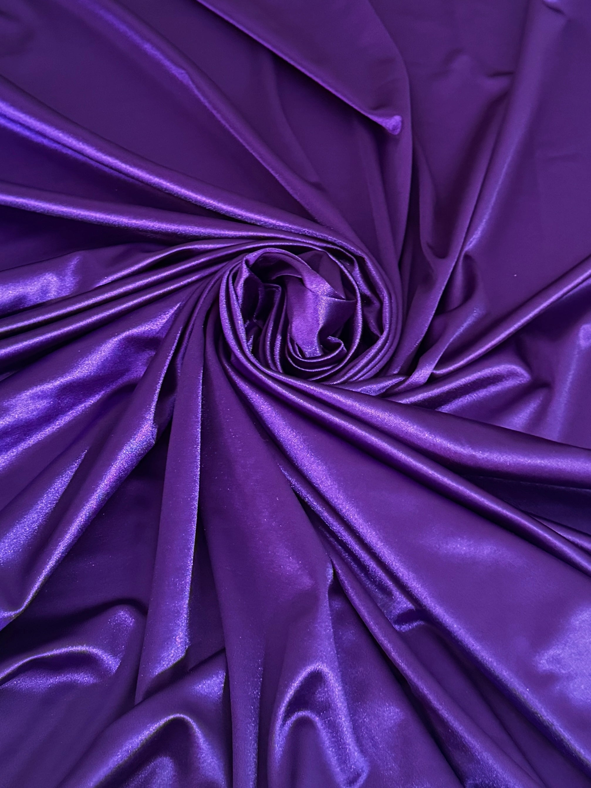Purple Shiny Nylon Spandex, Nylon Spandex Fabric, Stretch Spandex Fabric, Shiny Spandex Fabric, Spandex Fabric, Stretch Nylon Fabric, Nylon Fabric, Shiny Fabric, Elastic Fabric