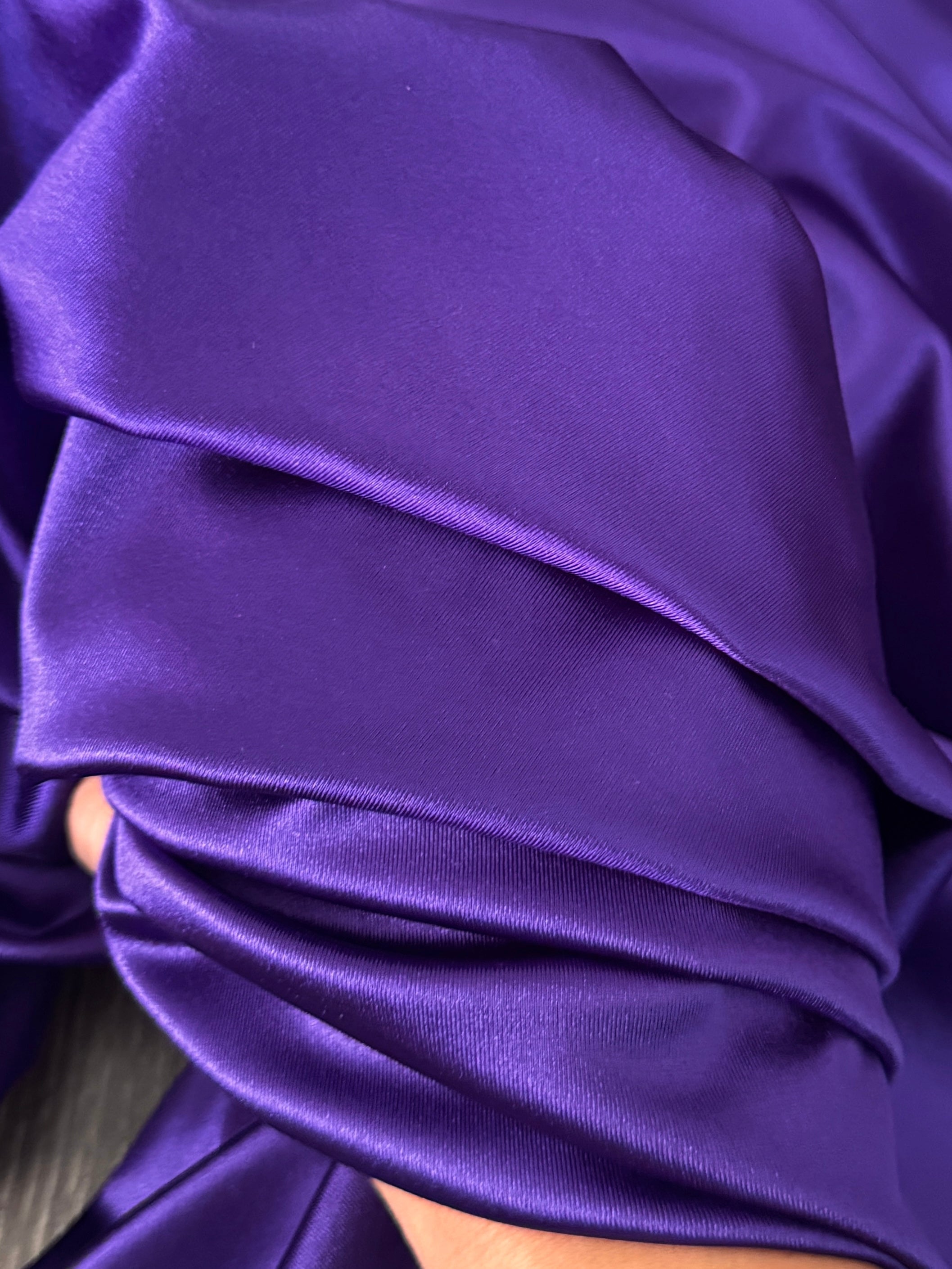 Purple Shiny Nylon Spandex, Kiki Sewing Store, Luxury Fabric, Cheap Fabric Store, Kiki Textiles, Textile by the Yard, Los Angeles Fabrics