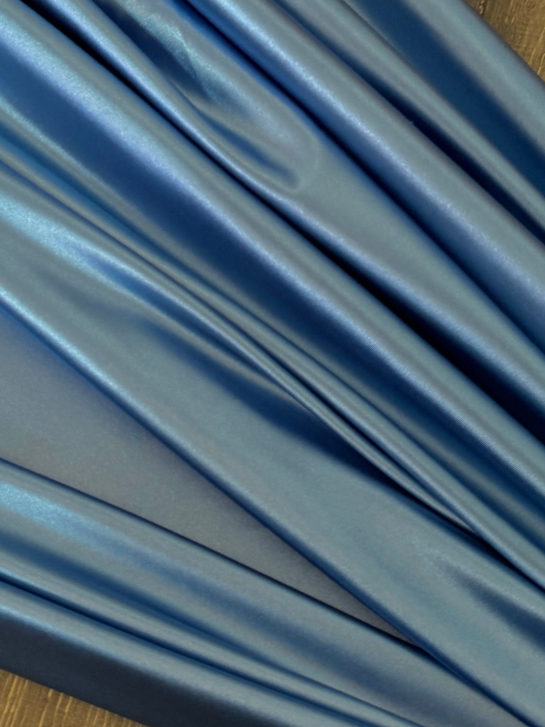 Slate Blue Shiny Nylon Spandex, Nylon Spandex Fabric, Stretch Spandex Fabric, Shiny Spandex Fabric, Spandex Fabric, Stretch Nylon Fabric, Nylon Fabric, Shiny Fabric, Elastic Fabric
