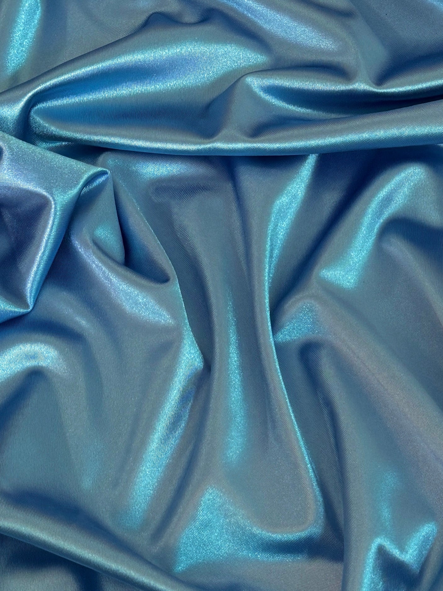 Slate Blue Shiny Nylon Spandex, Nylon Spandex Fabric, Stretch Spandex Fabric, Shiny Spandex Fabric, Spandex Fabric, Stretch Nylon Fabric, Nylon Fabric, Shiny Fabric, Elastic Fabric