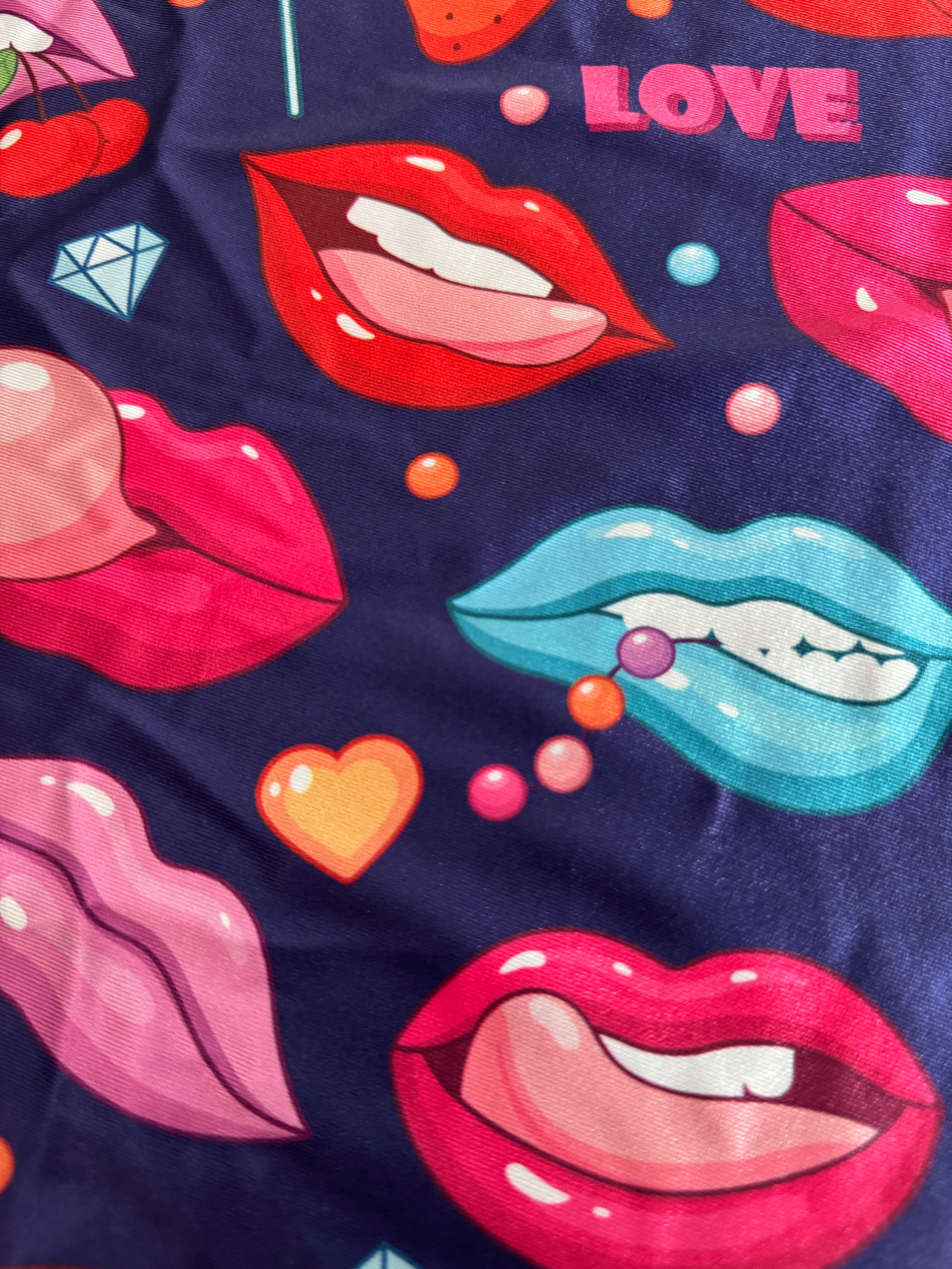 Lips & Candy Nylon Spandex, Kiki Sewing Store, Luxury Fabric, Cheap Fabric Store, Kiki Textiles, Textile by the Yard, Los Angeles Fabrics