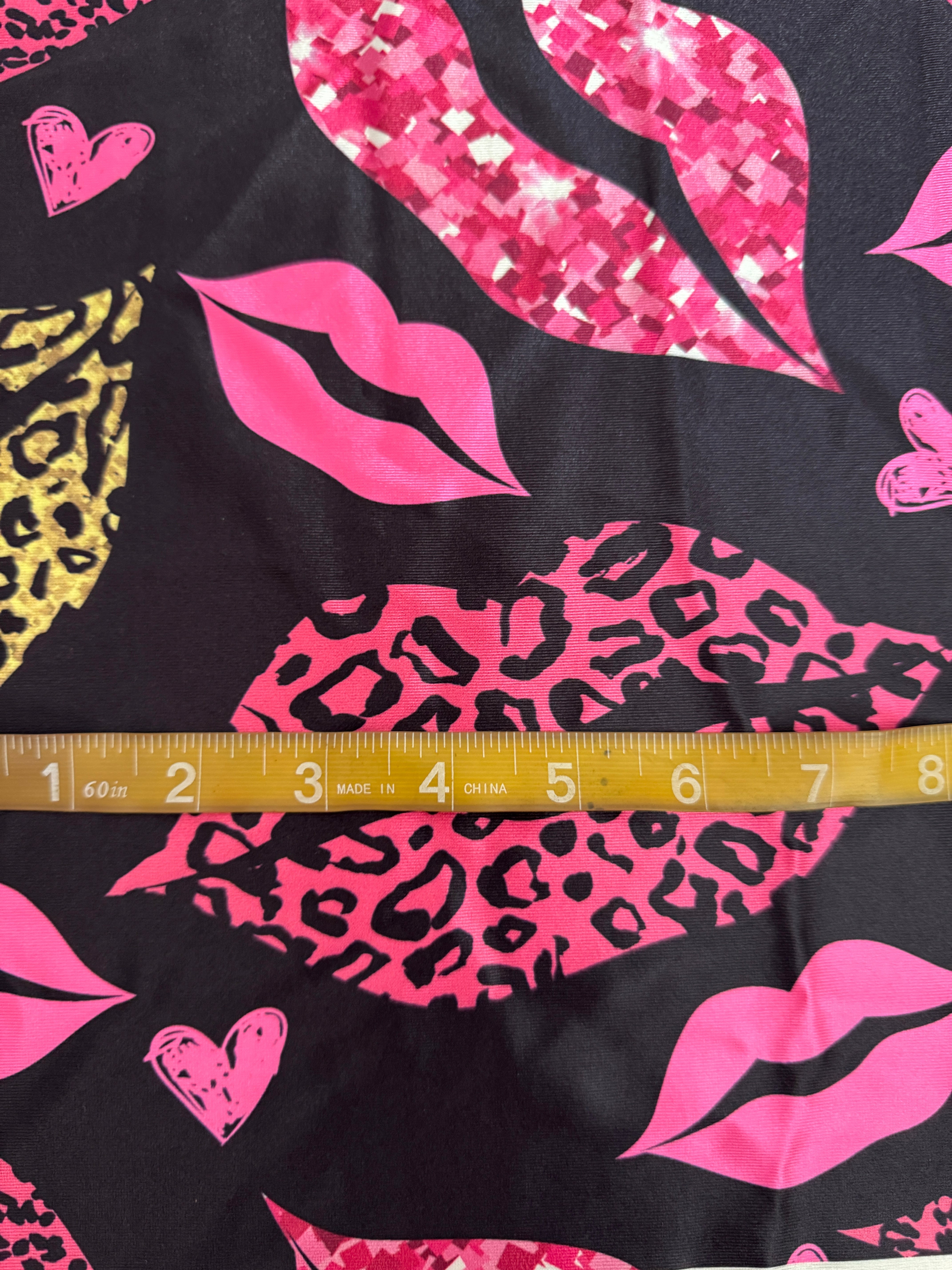 Pink Lips Nylon Spandex, Kiki Sewing Store, Luxury Fabric, Cheap Fabric Store, Kiki Textiles, Textile by the Yard, Los Angeles Fabrics