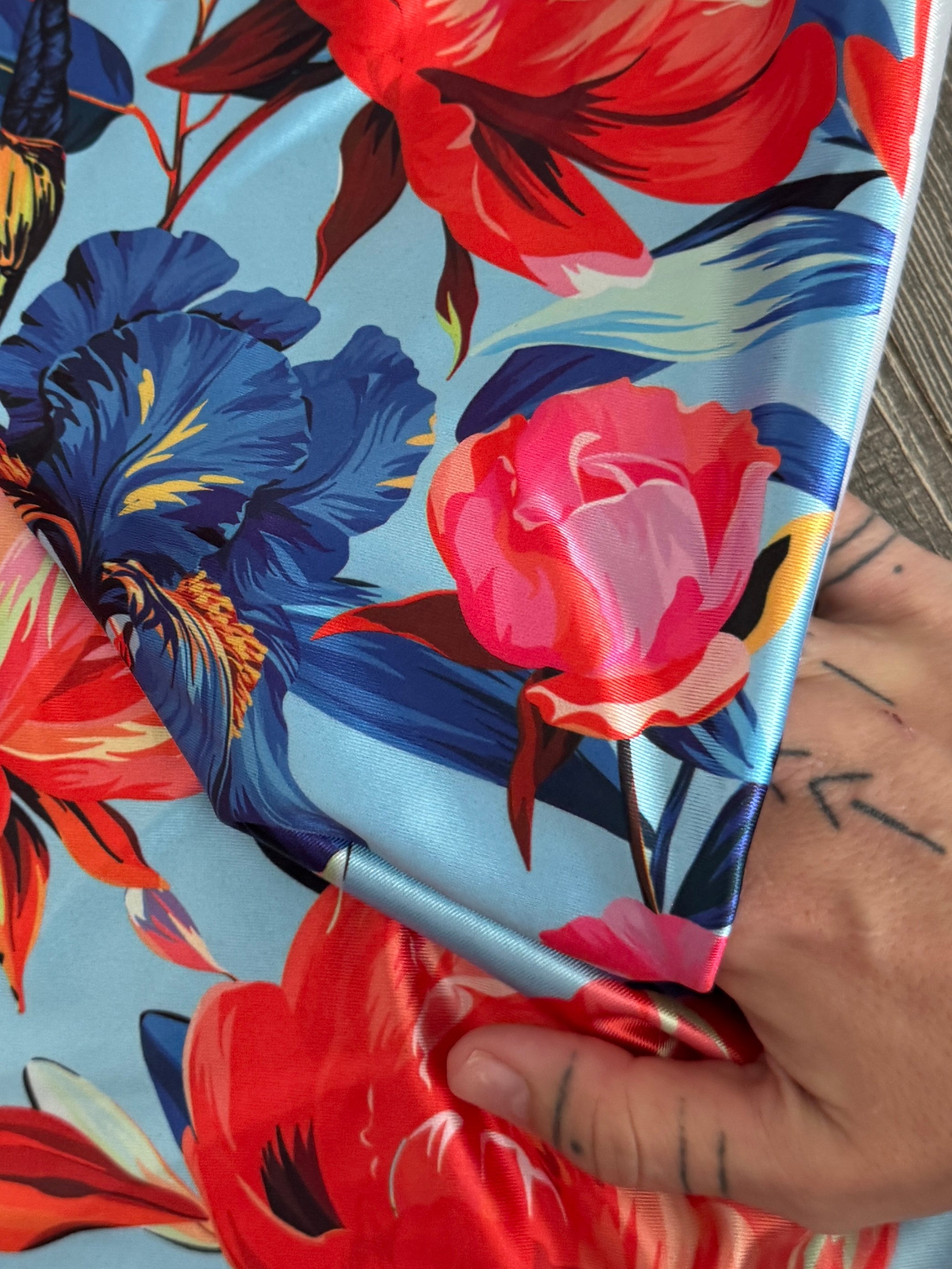 Garden Flowers Nylon Spandex, Kiki Sewing Store, Luxury Fabric, Cheap Fabric Store, Kiki Textiles, Textile by the Yard, Los Angeles Fabrics