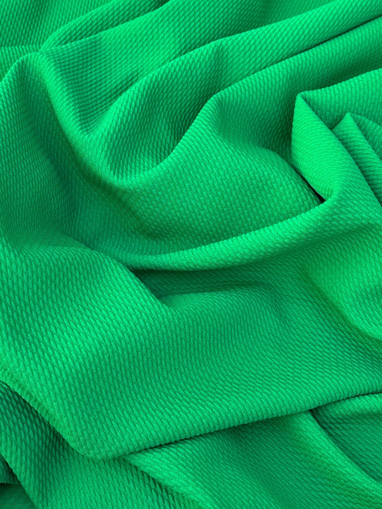 Kelly Green Liverpool Knit, green Liverpool Knit, light green Liverpool Knit, dark green Liverpool Knit, Liverpool Knit for woman, Liverpool Knit for party wear, Liverpool Knit for gown, Liverpool Knit for bride, Liverpool Knit on discount, Liverpool Knit on sale, premium Liverpool Knit 