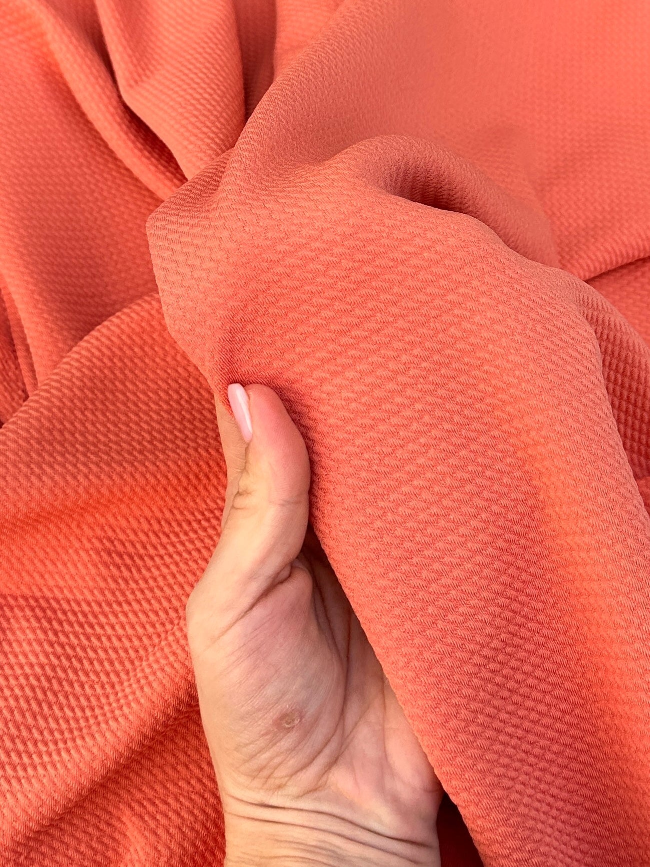 Peach Liverpool Knit