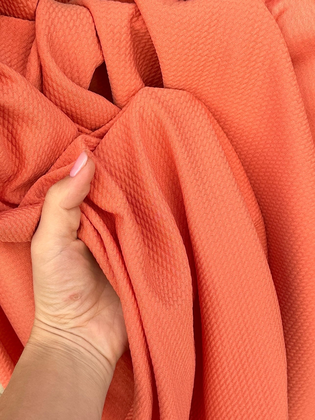 Peach Liverpool Knit