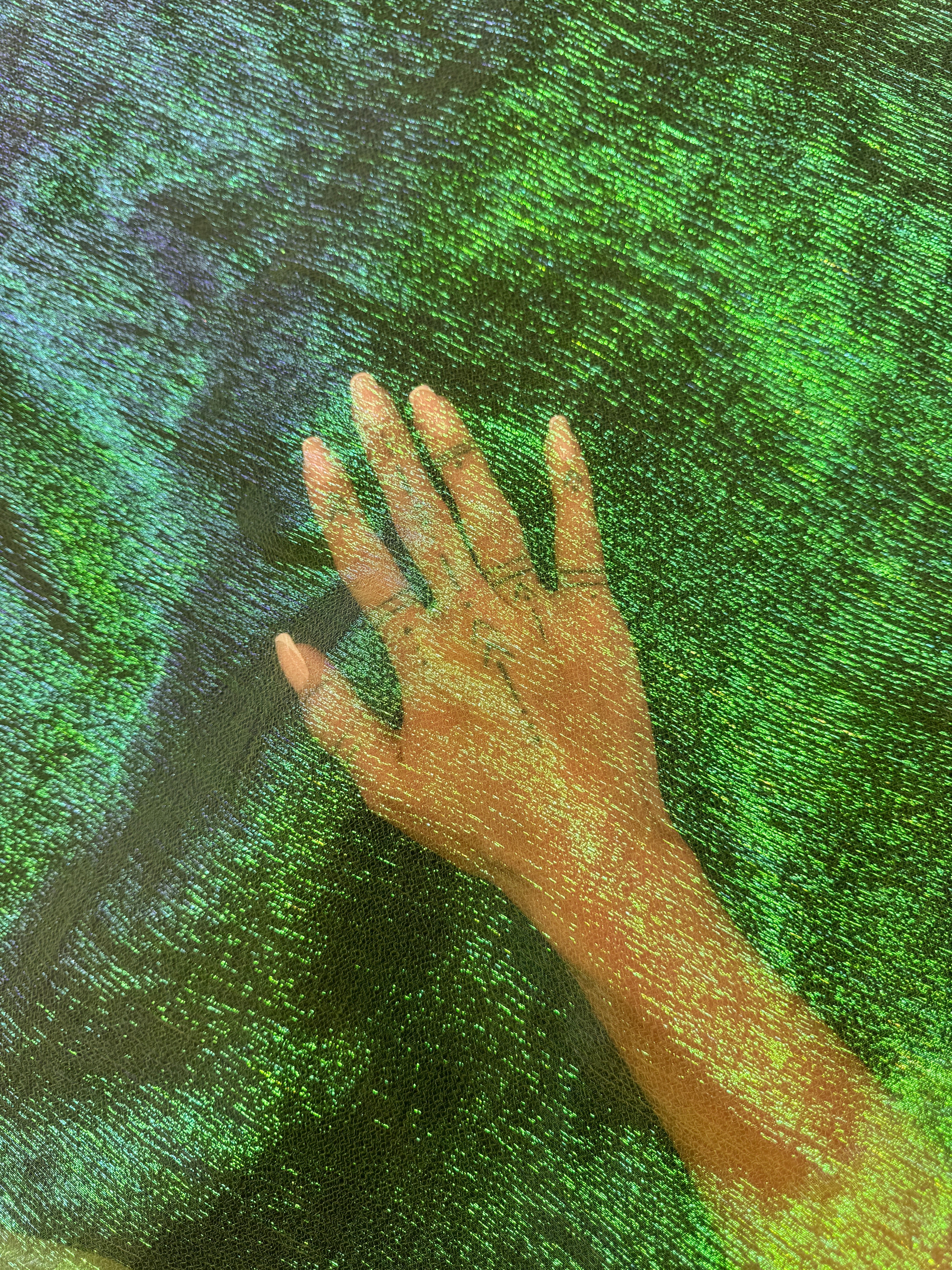 Yellow Green Iridescent Crushed Organza, shop fabrics online, sewing, fabric store, sewing store, cheap fabric store, kiki textiles, textile by the yard